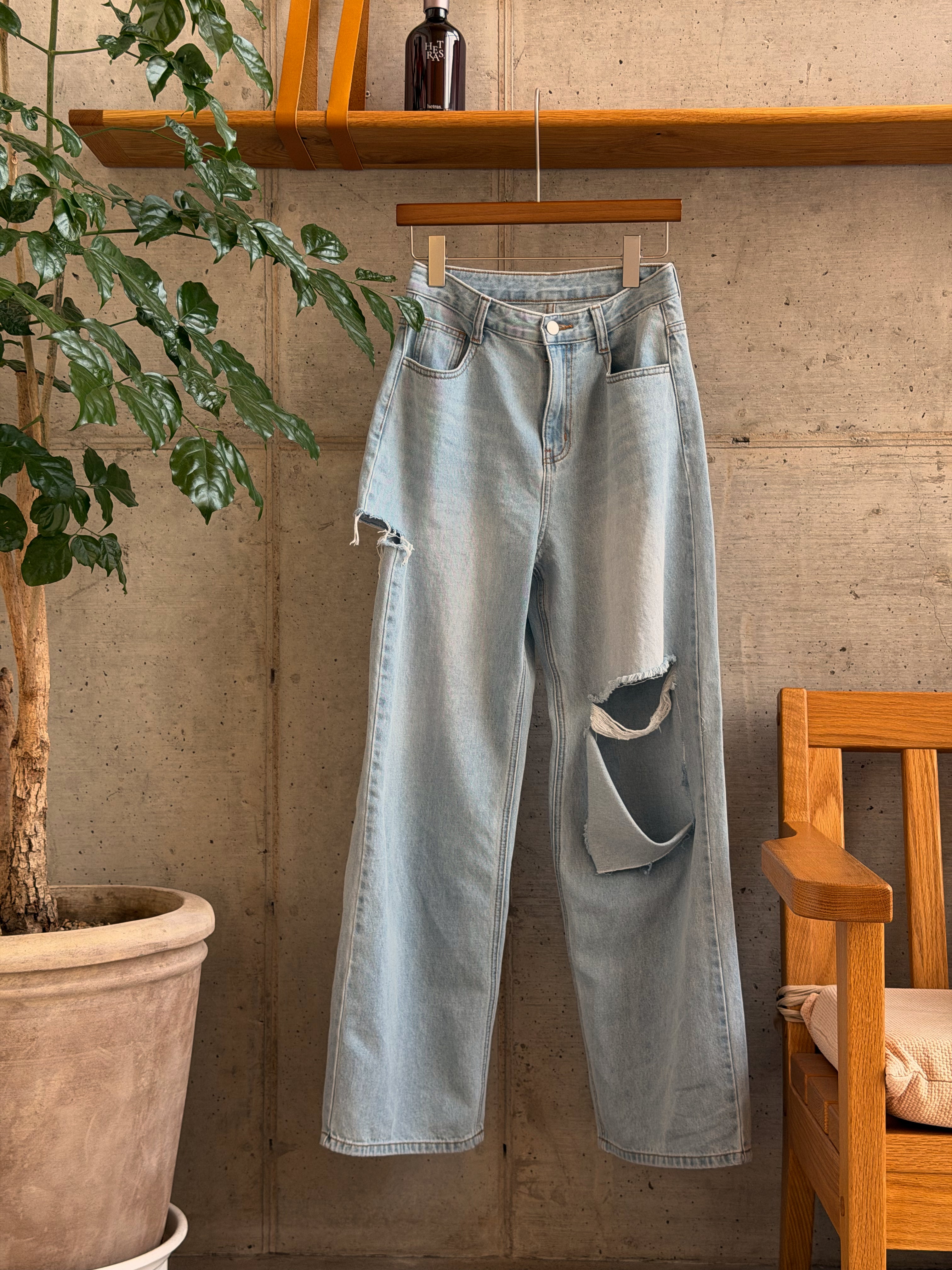 【春日韓國連線🇰🇷🌸】完美比例完美顏色 💯 My Perfect Ripped Jeans