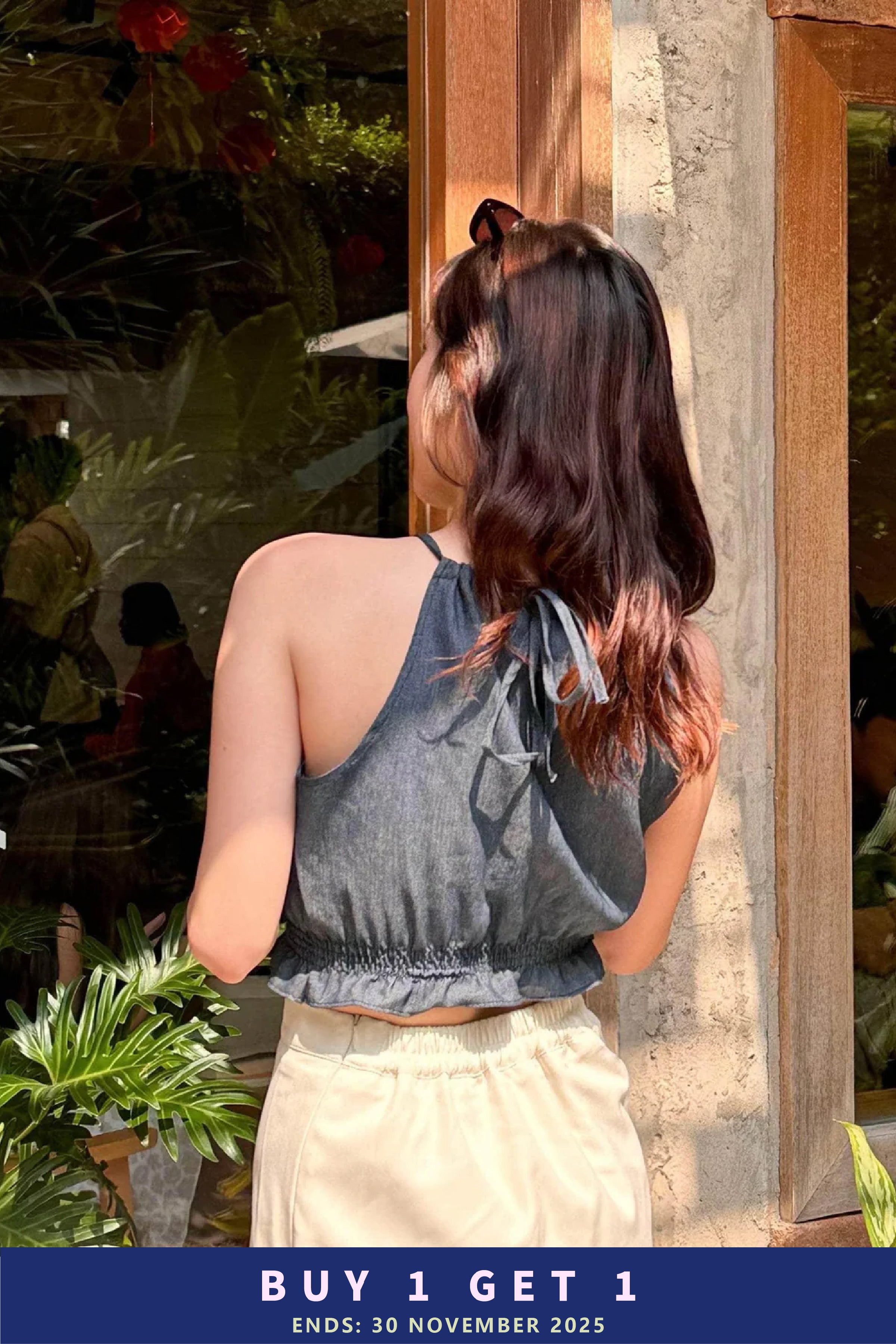 【泰國親身搜羅現貨🇹🇭】可調整掛頸牛仔背心🧵