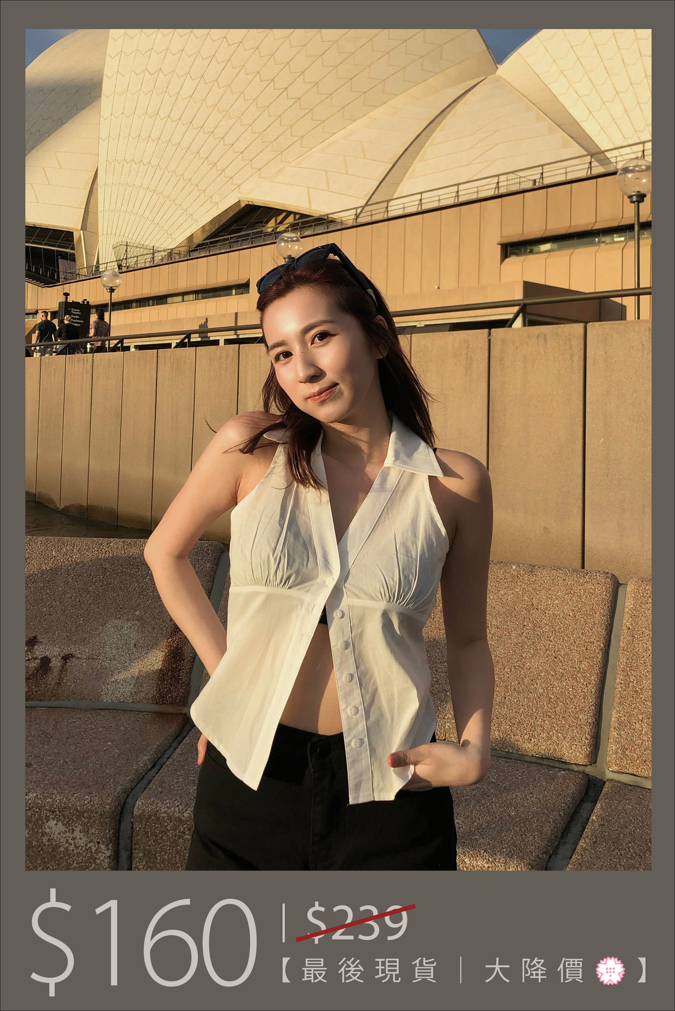 【🔥大降價夏季產品 】小性感女人味🌬️率性素白襯衫背心