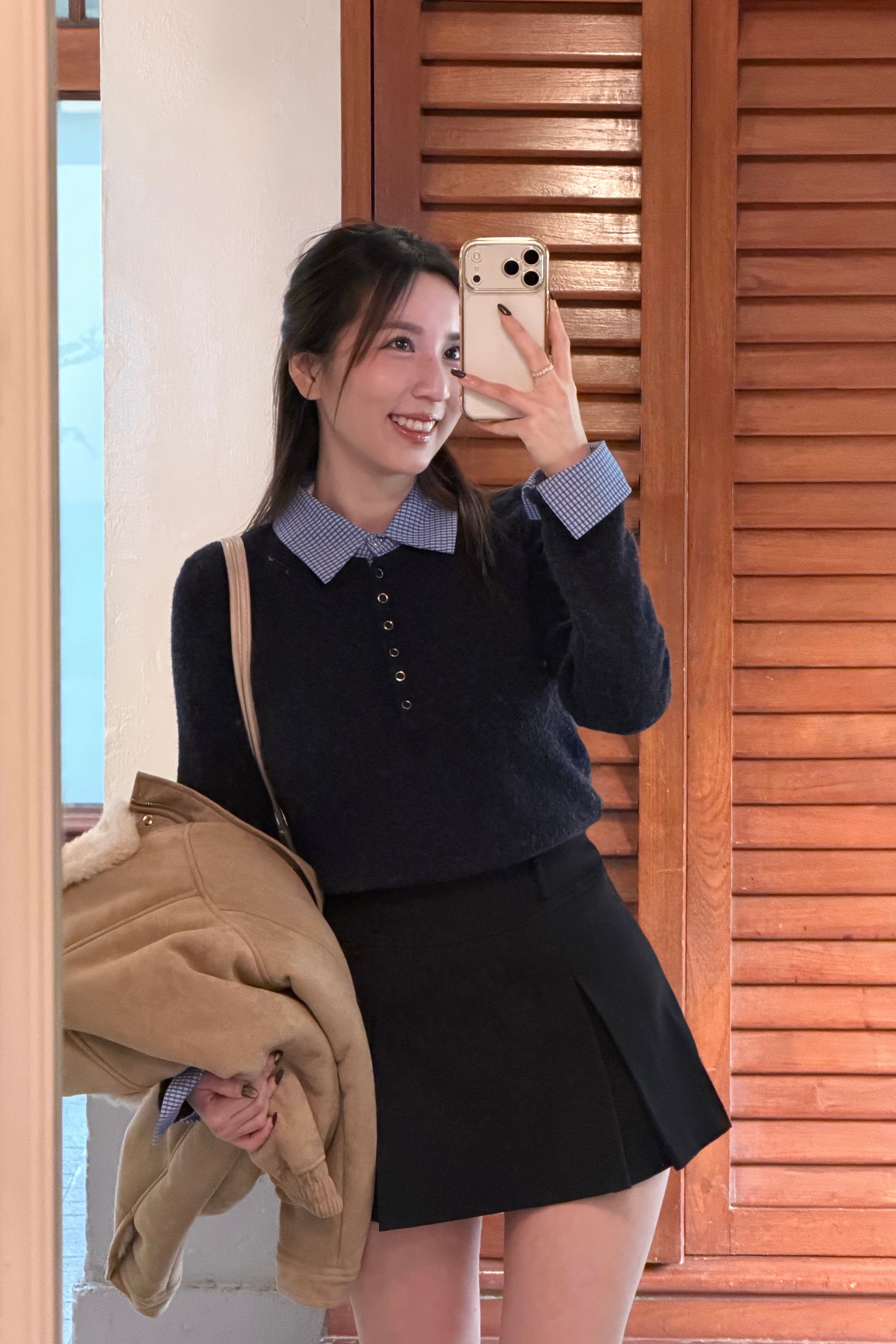 15%Wool ~ High-School Knitted Sweater