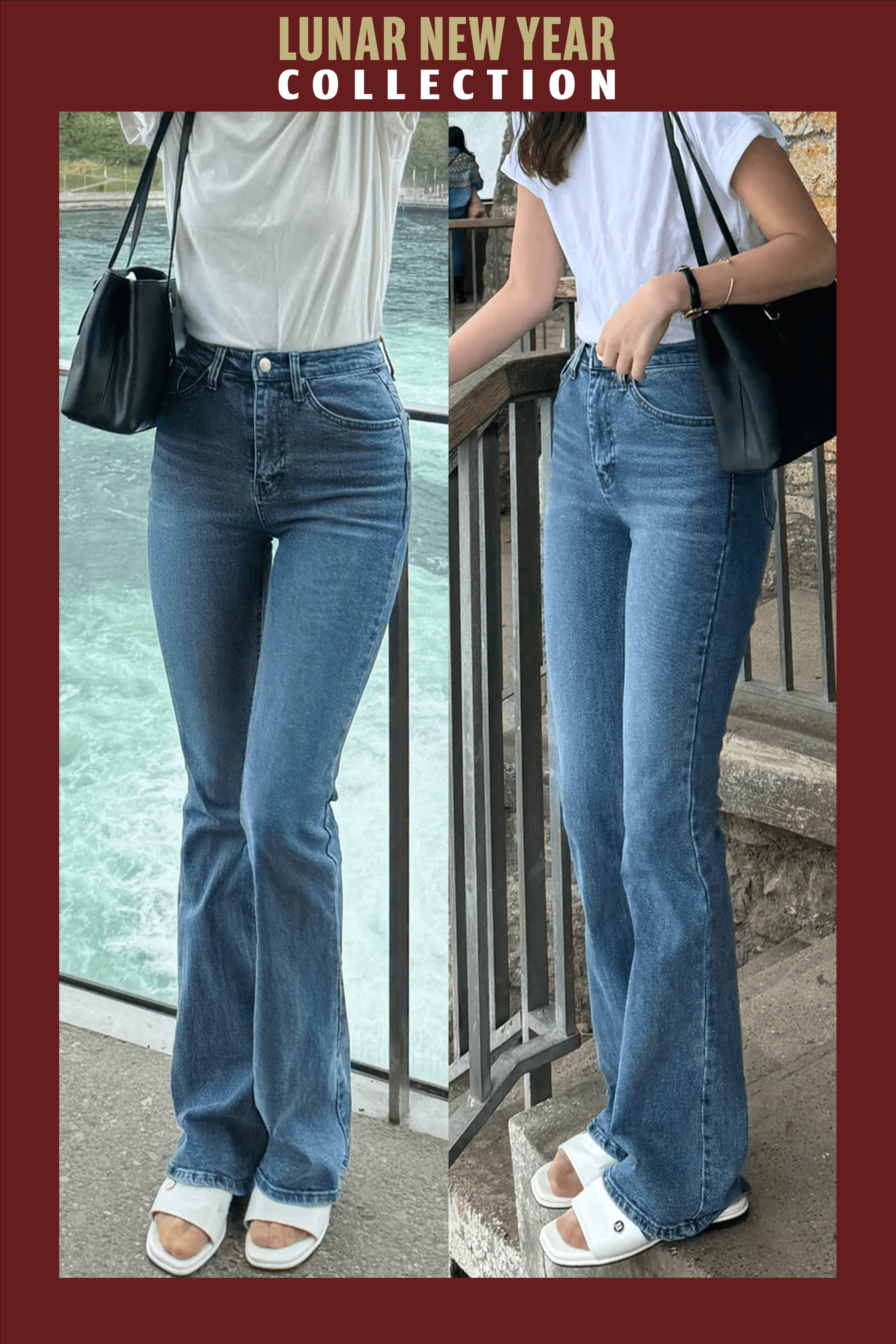 韓國售出10萬條🏙️ 360° 無死角顯瘦喇叭褲