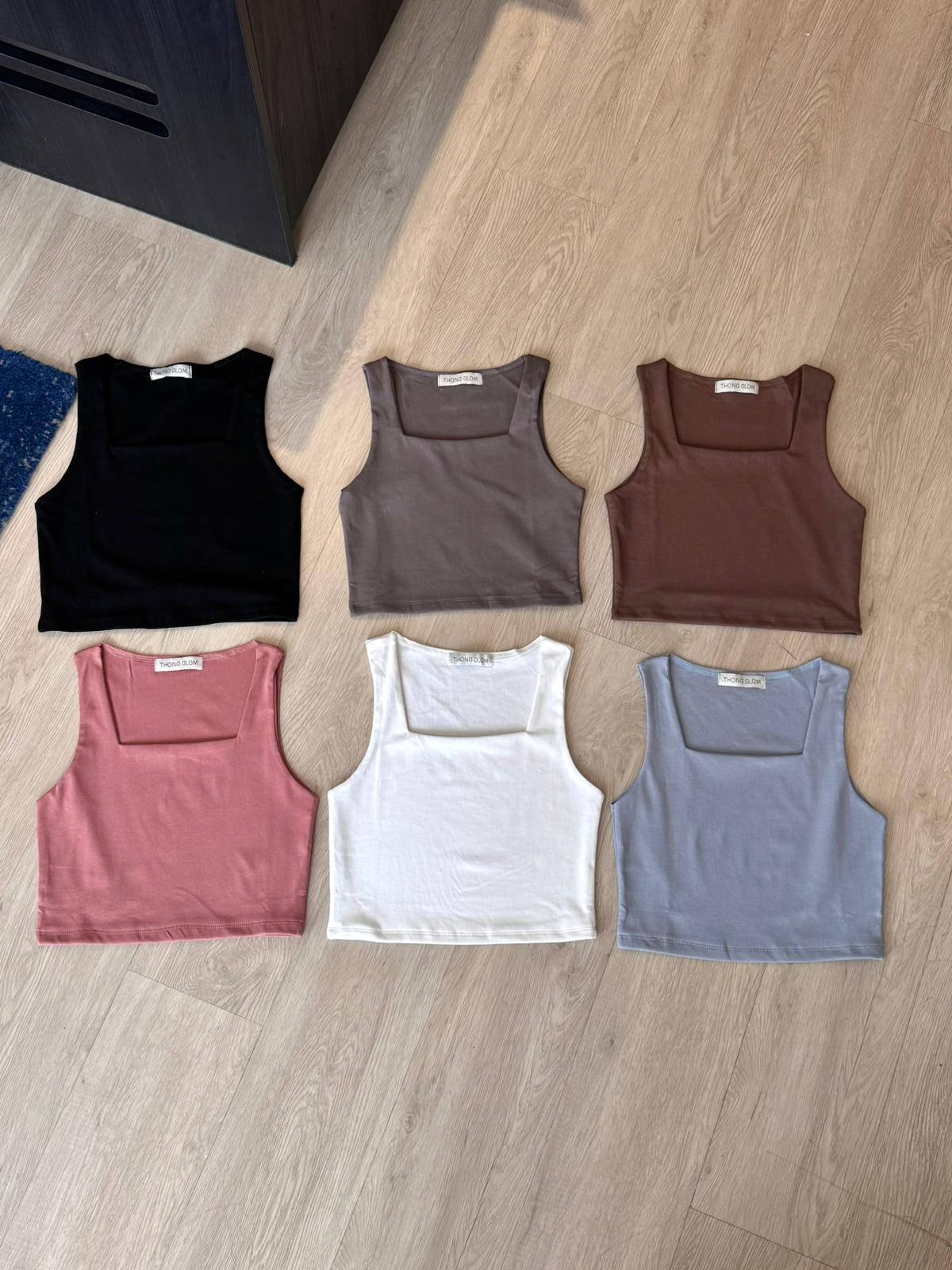 【泰國親身搜羅現貨🇹🇭】My Clothes Friend 系列 ~ Basic 方領小背心