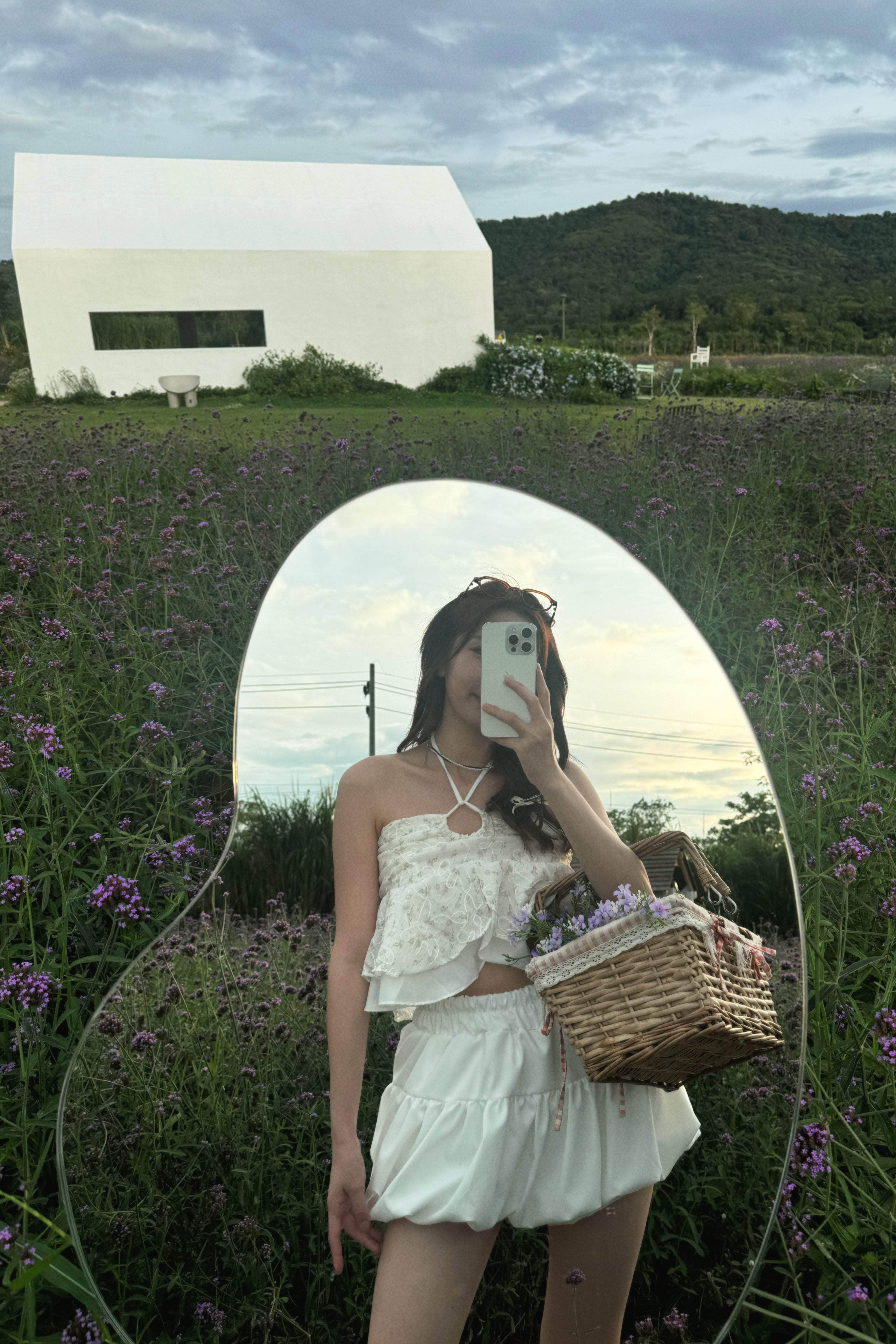 【泰國親身搜羅現貨🇹🇭】小清新碎花綁帶lace top