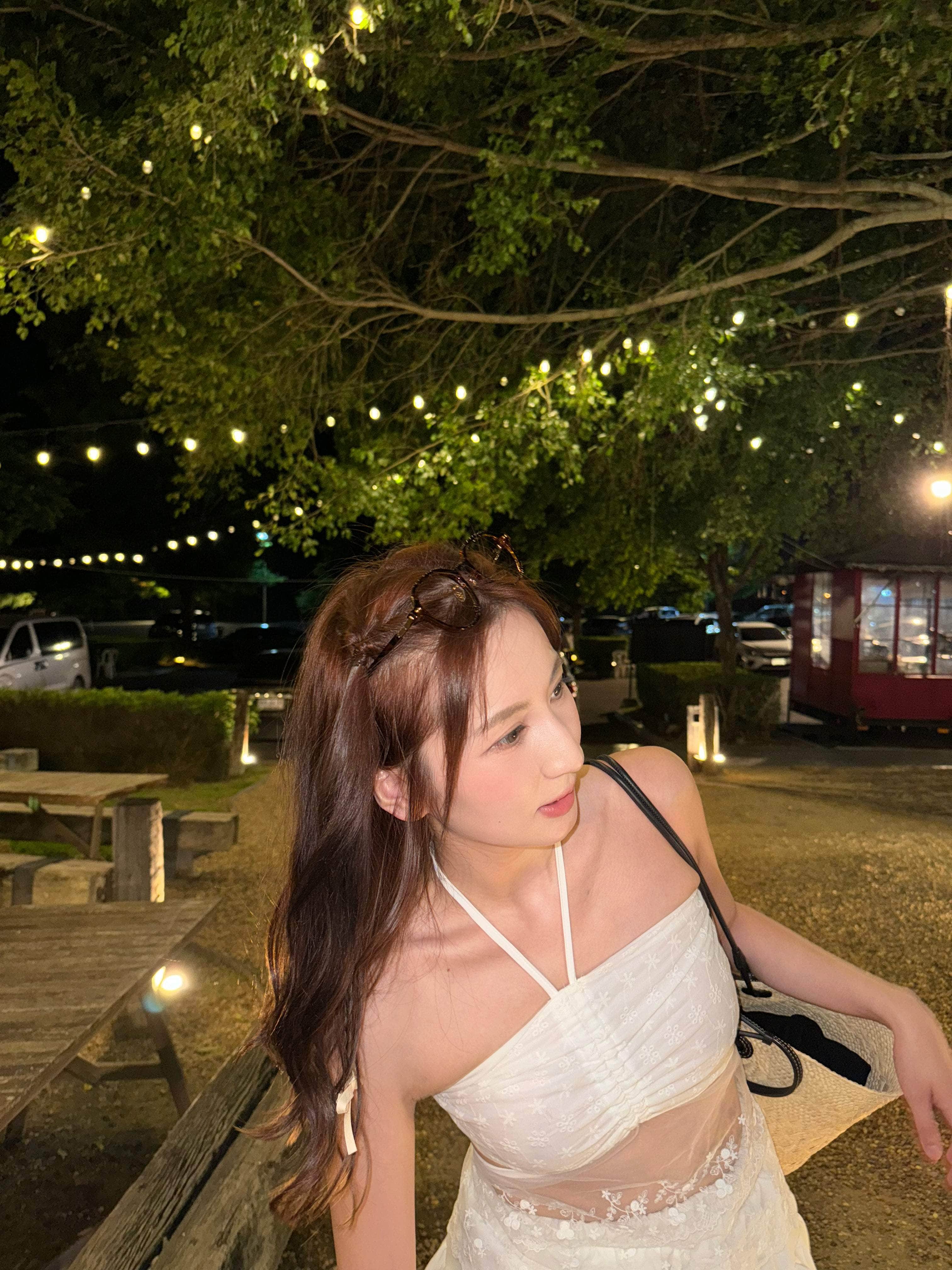 【泰國親身搜羅現貨🇹🇭】仙氣透紗交叉Top