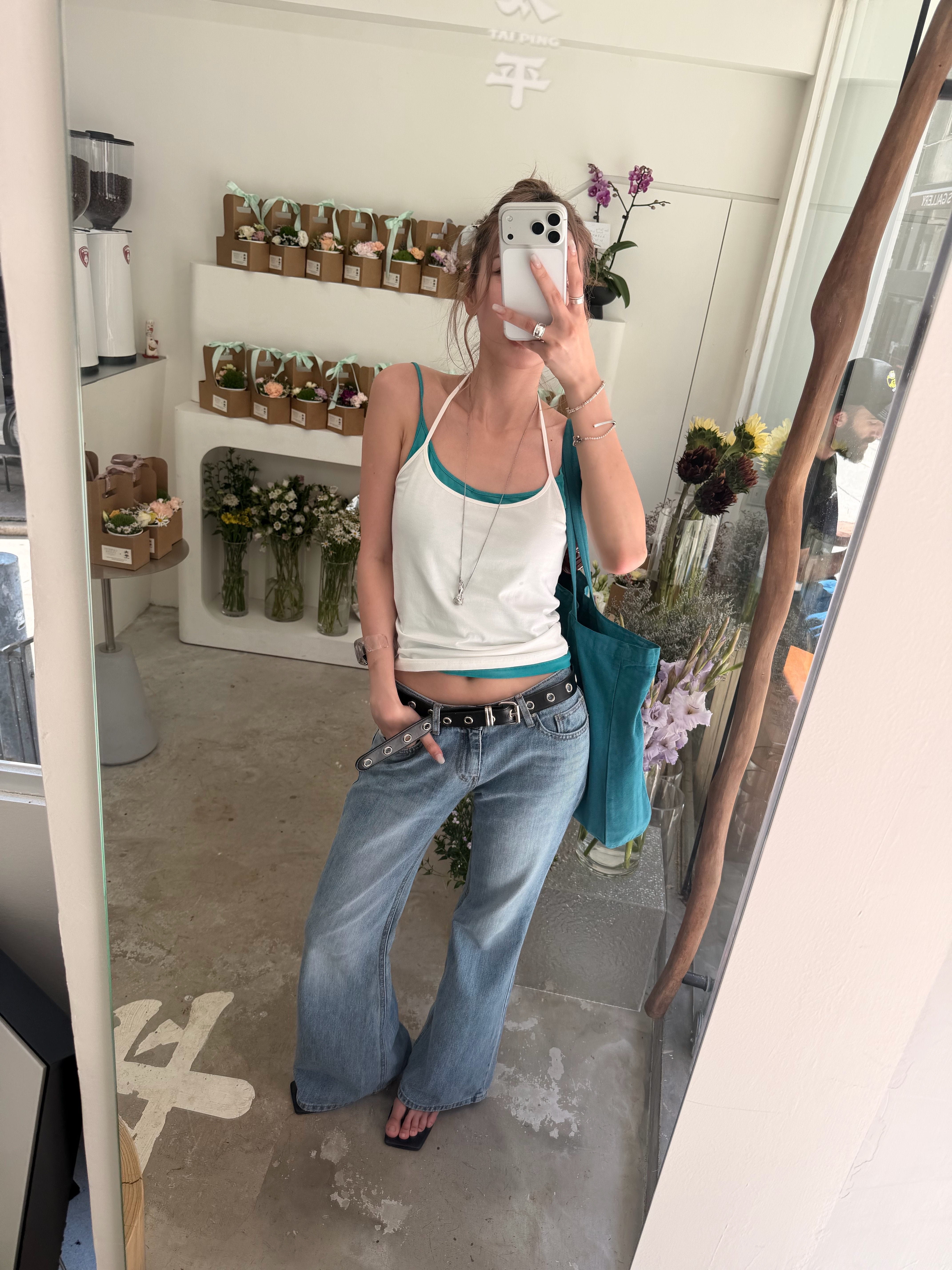The store owner's first pair of low-rise jeans! My Perfect Low-rise Jeans