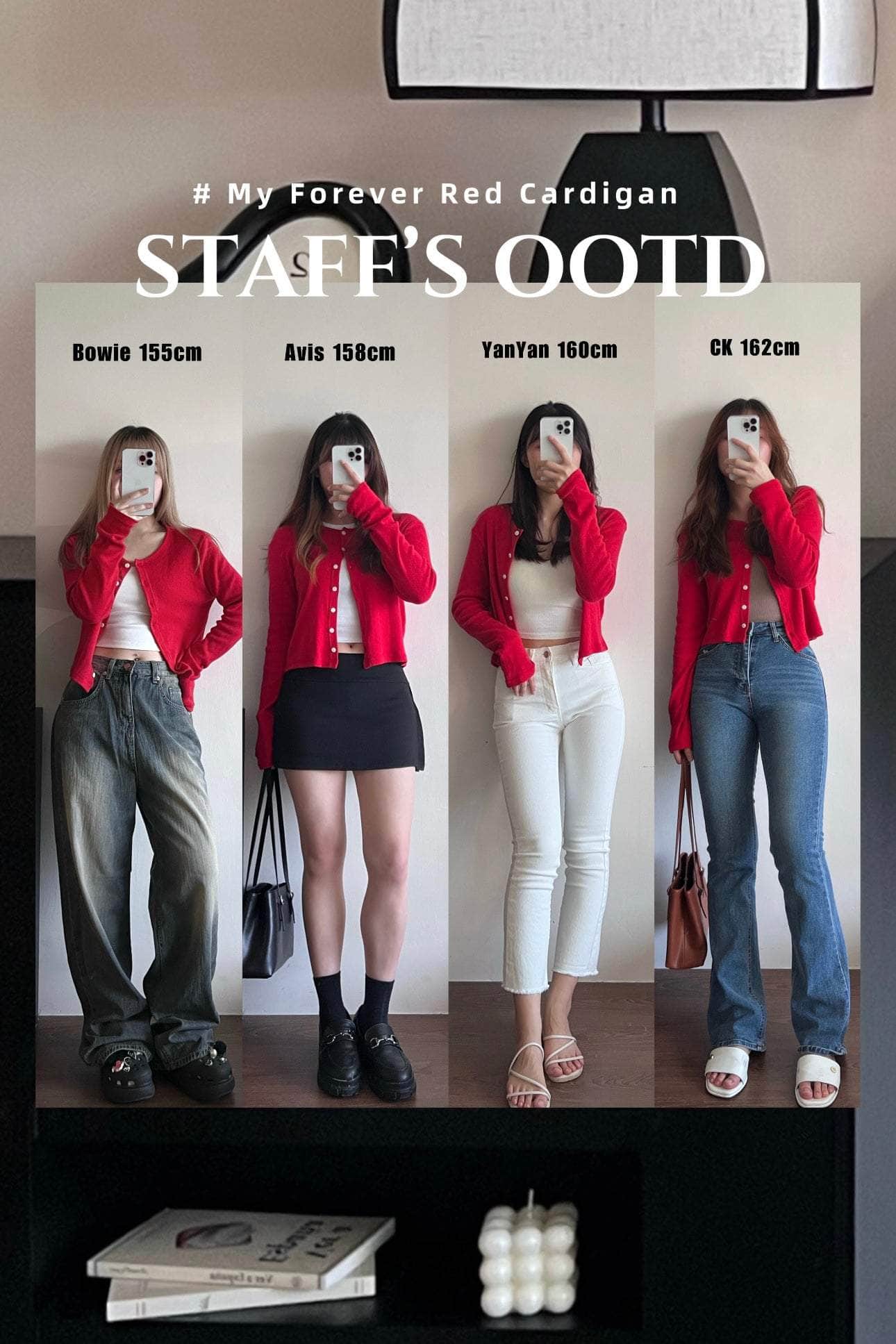店主超喜歡的Must try ! 復古高級感 My Forever Red Cardigan❣️