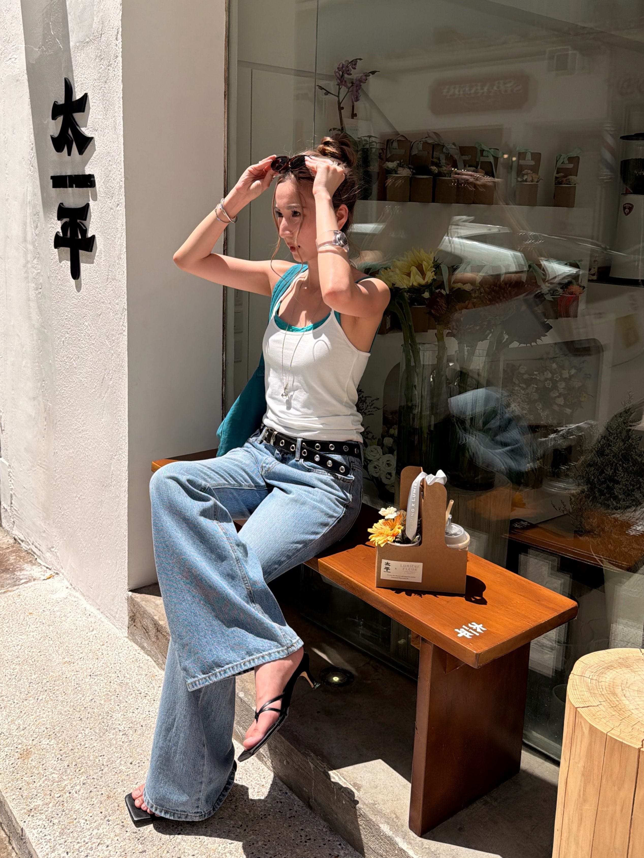 The store owner's first pair of low-rise jeans! My Perfect Low-rise Jeans