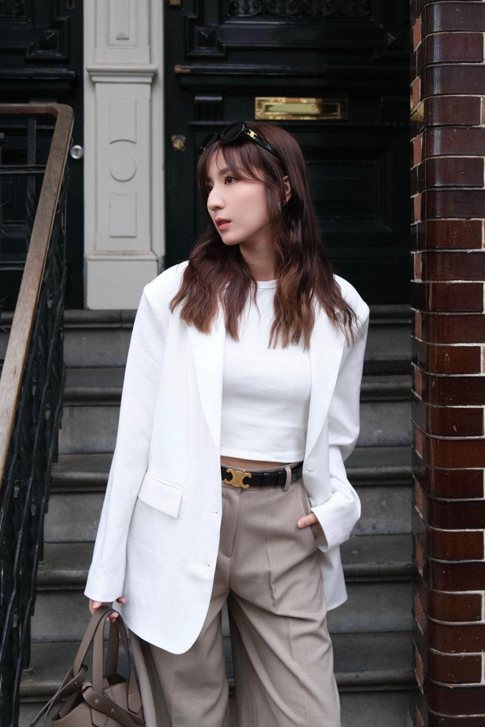 高貴大方氣質之選 Classy White Suit Jacket