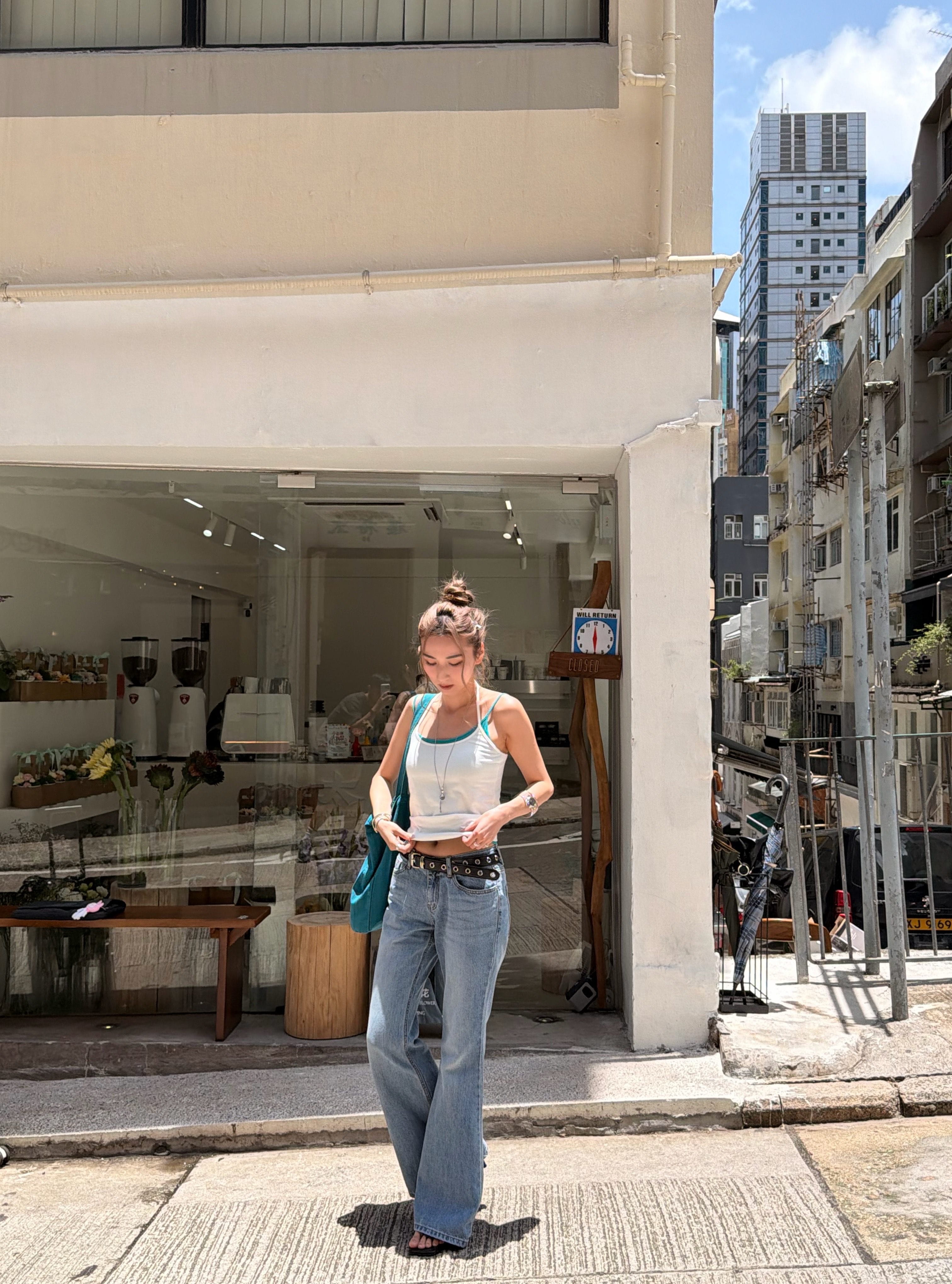The store owner's first pair of low-rise jeans! My Perfect Low-rise Jeans