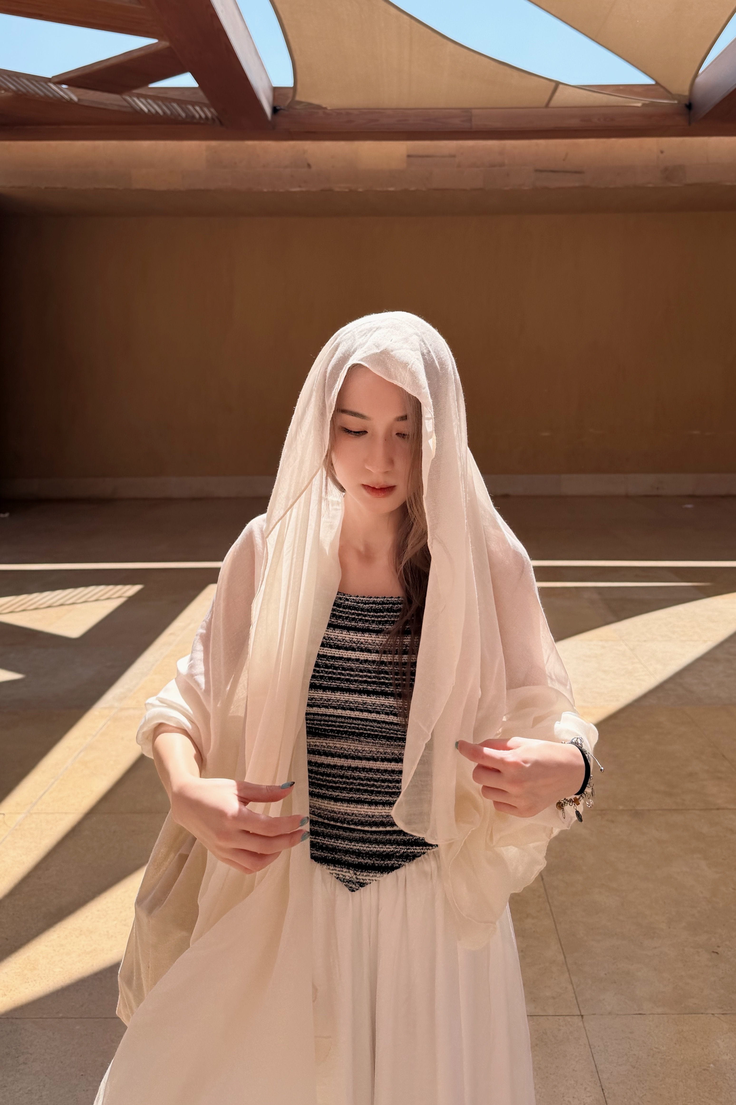 【 埃及小連線 DAY1 】Greece style Knit Top