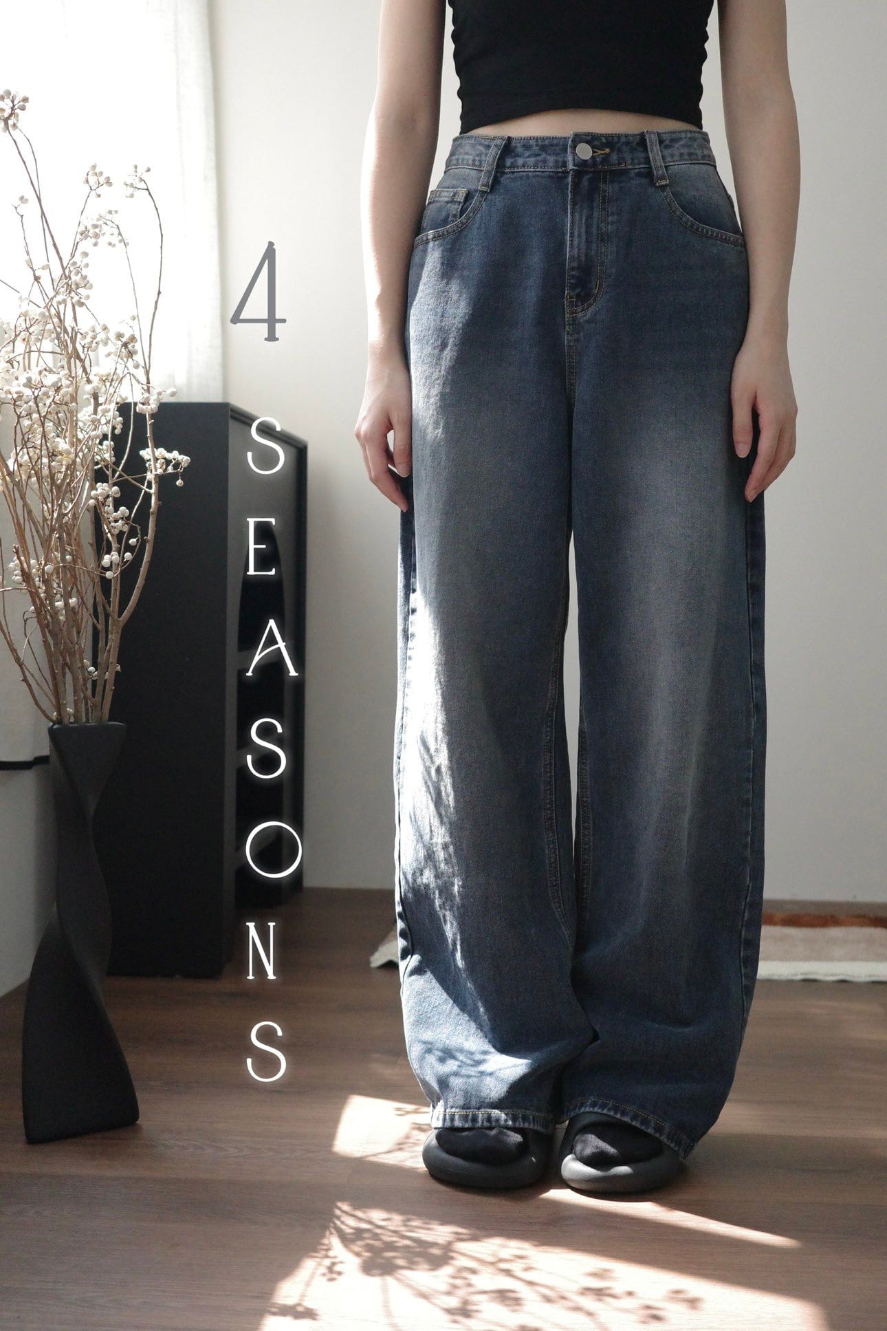 【韓國親身搜羅系列🏝️】 4 Seasons Basic Straight Jeans