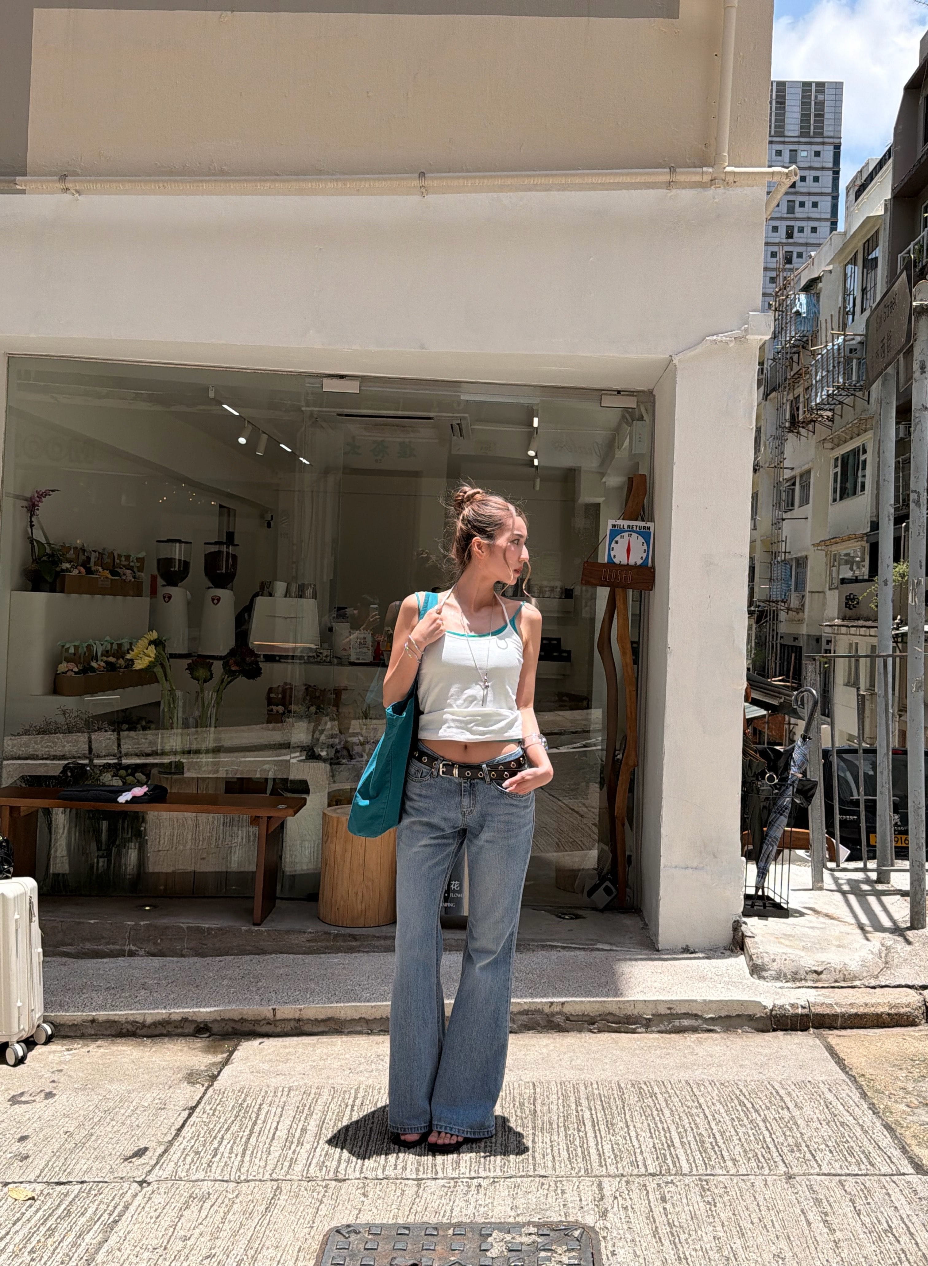 The store owner's first pair of low-rise jeans! My Perfect Low-rise Jeans