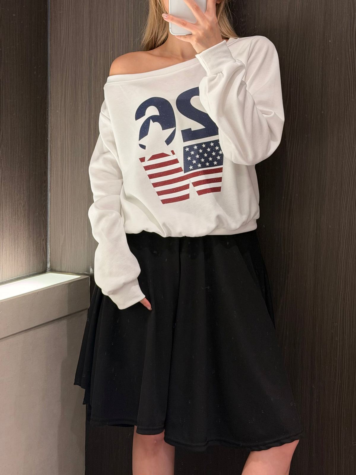 【 $99開季震撼價❗️ 】#40 | USA大領口薄衛衣