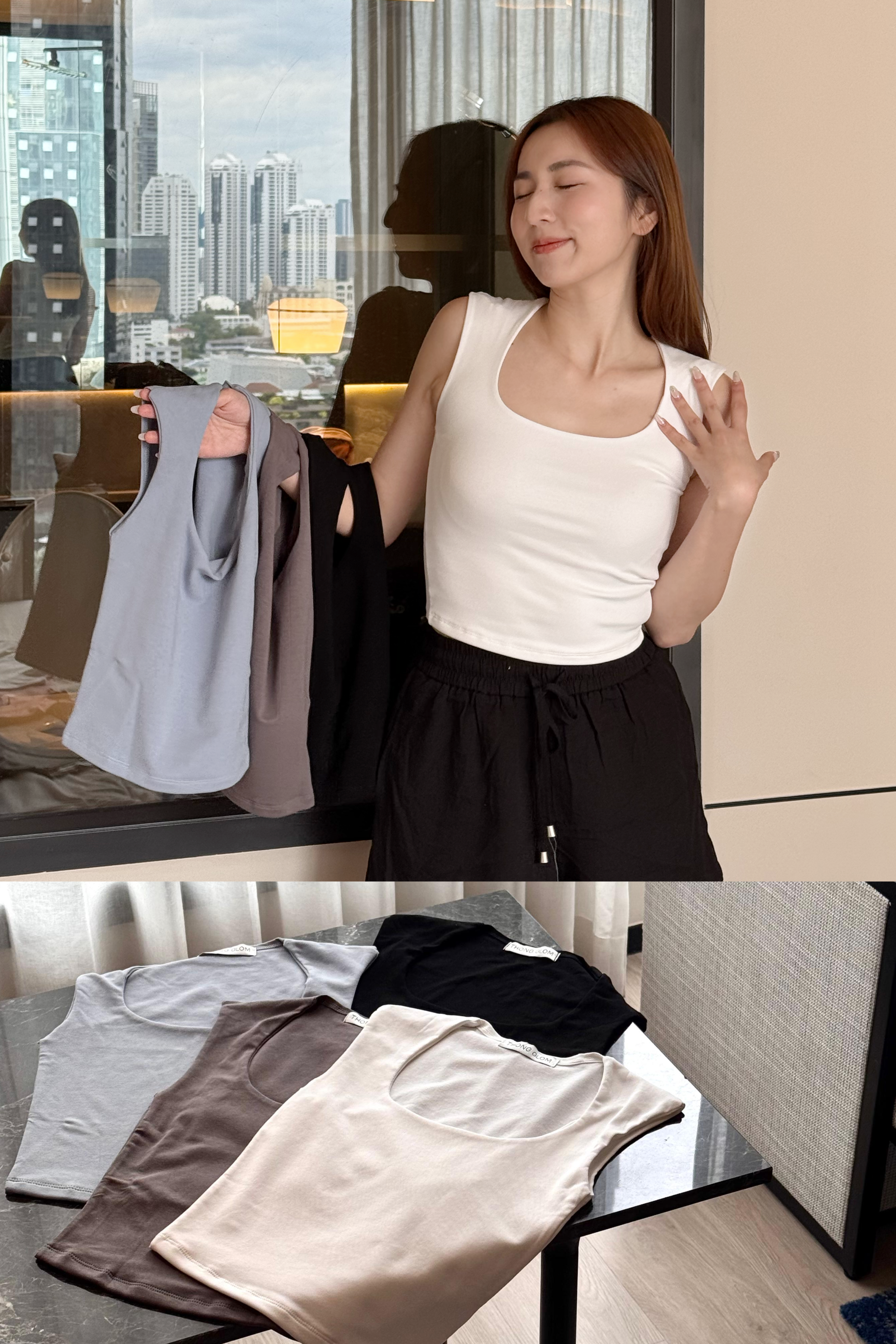 【泰國親身搜羅現貨🇹🇭】My Clothes Friend 系列 ~ Basic 圈圈領小背心