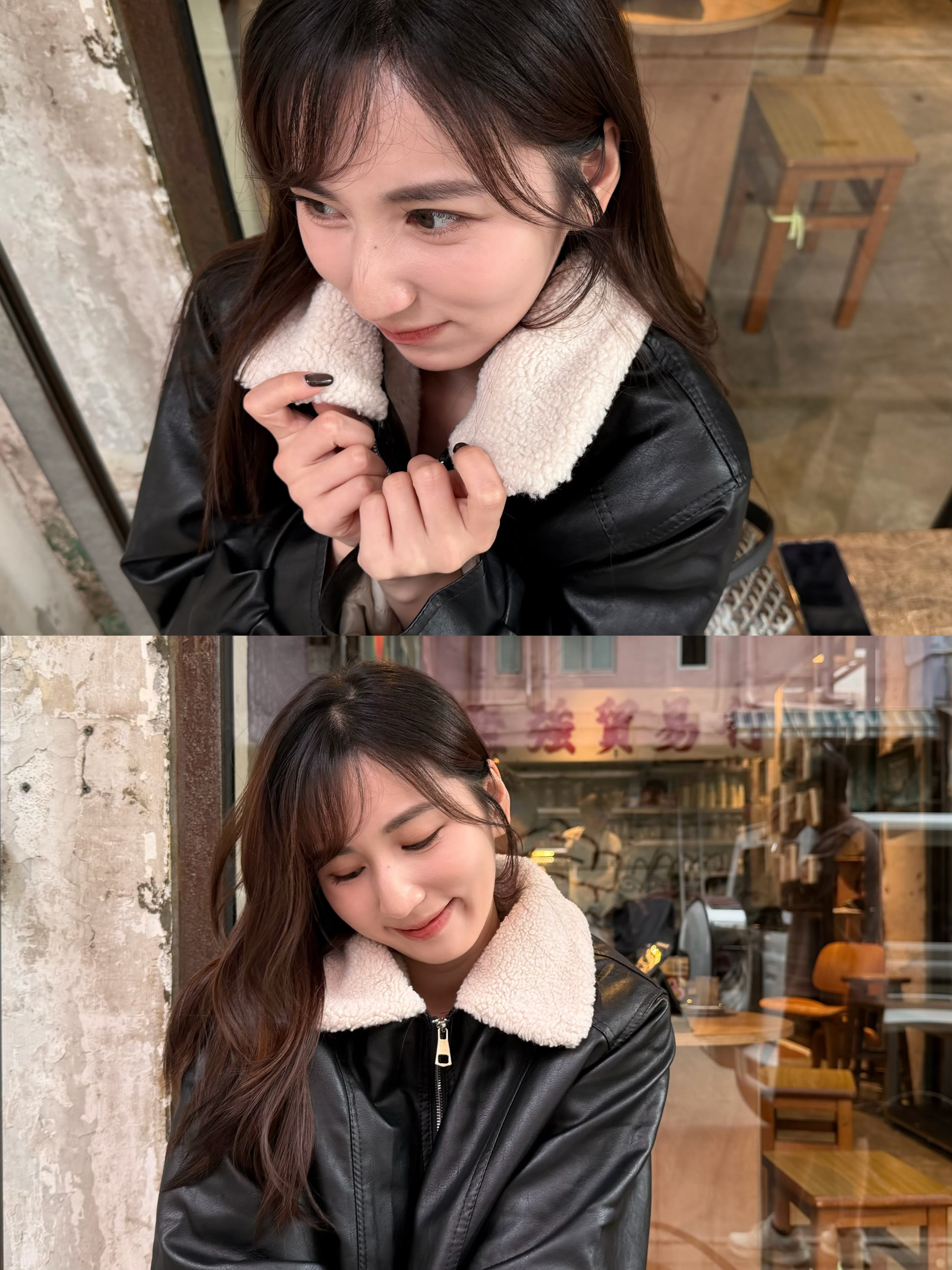 【秋冬的連線🍁】重磅震撼款!羊羔毛翻領厚毛皮褸