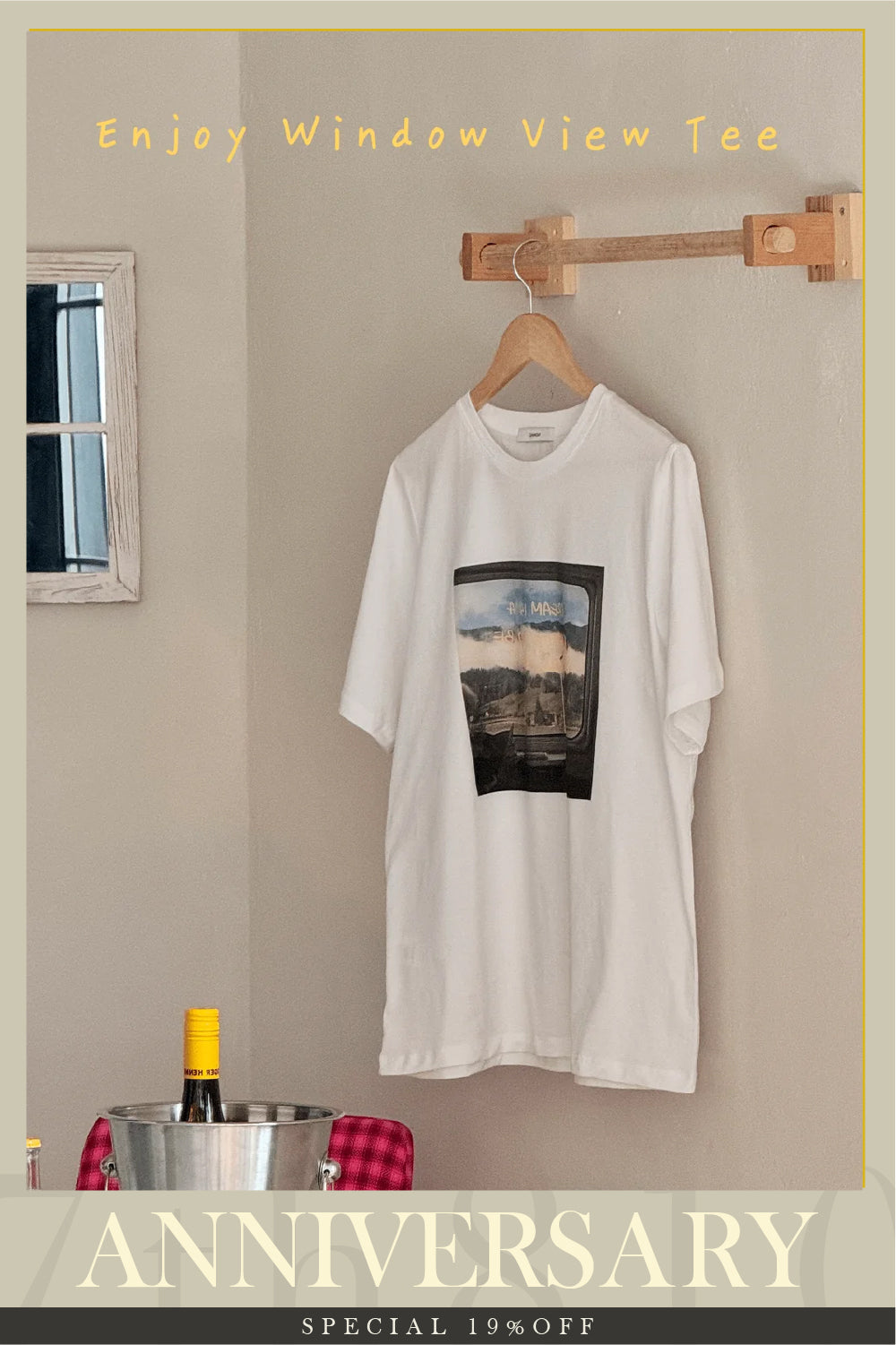 【Ready for Summer ?! 🏝️🍹】Enjoy Window View Tee