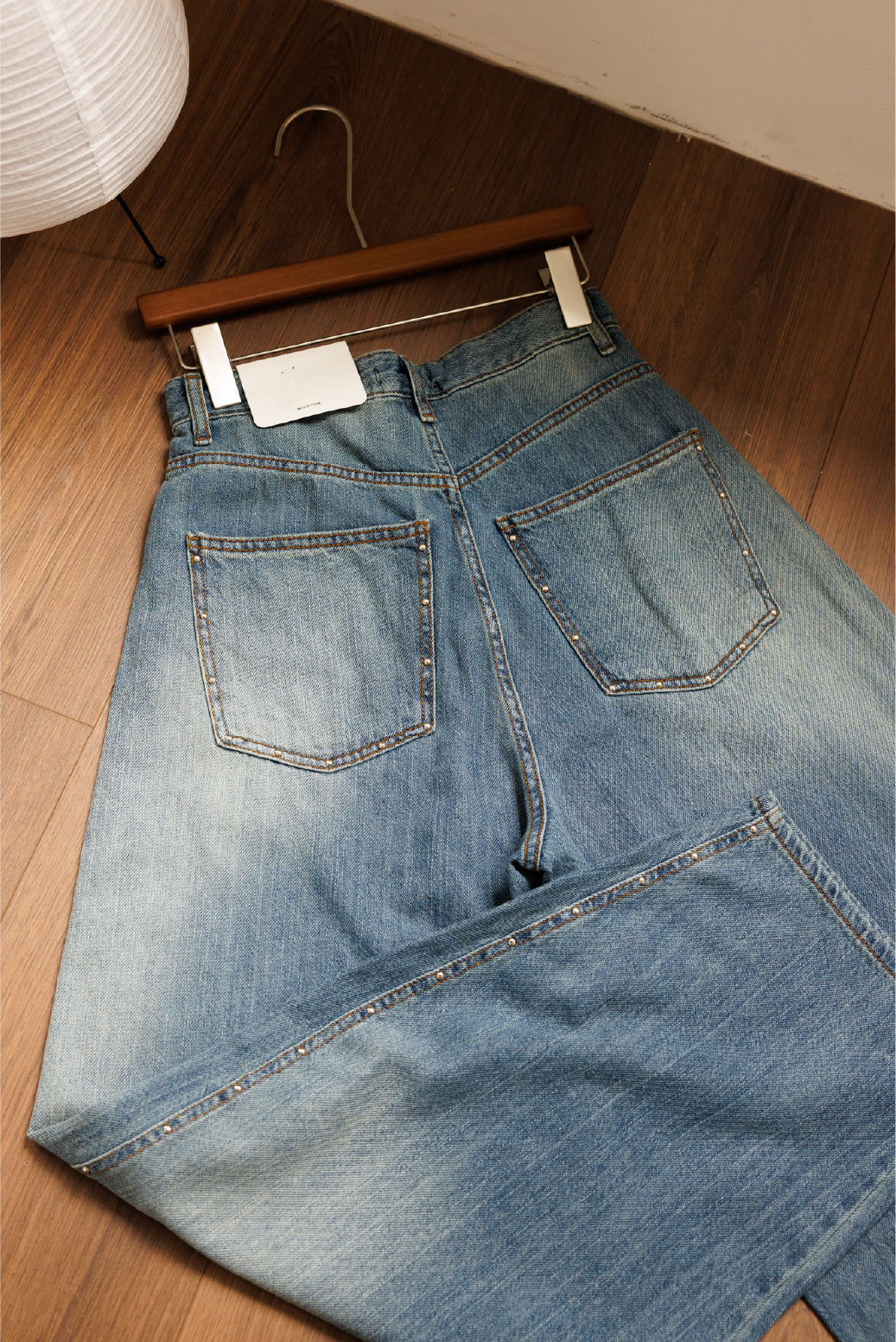 【瑕疵品❗️ 】柳釘氣球鬆軟牛仔褲 ⌯・ᴗ・⌯ಣ