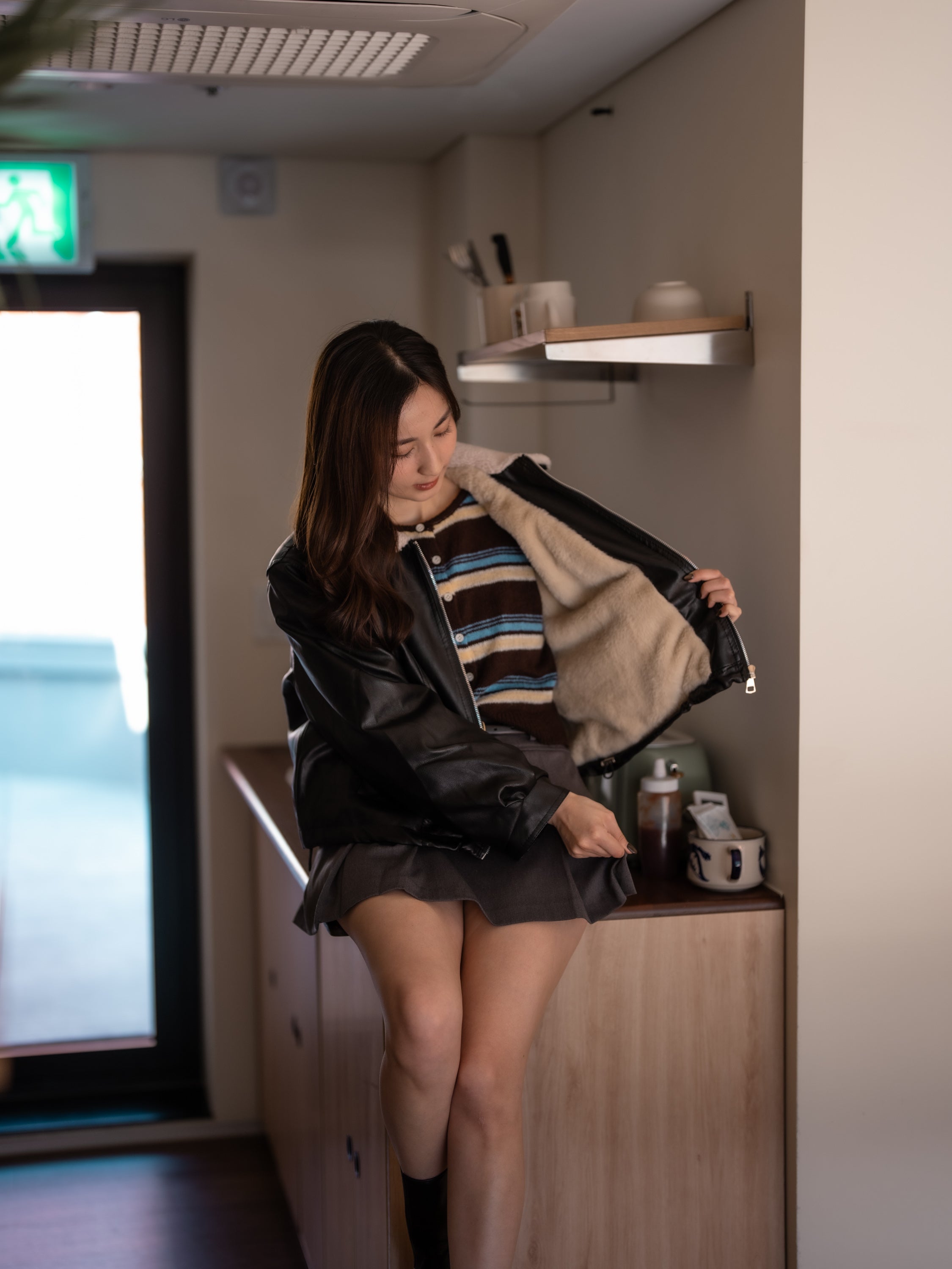 【秋冬的連線🍁】含羊毛 ~ 獨特配色針織薄毛衣