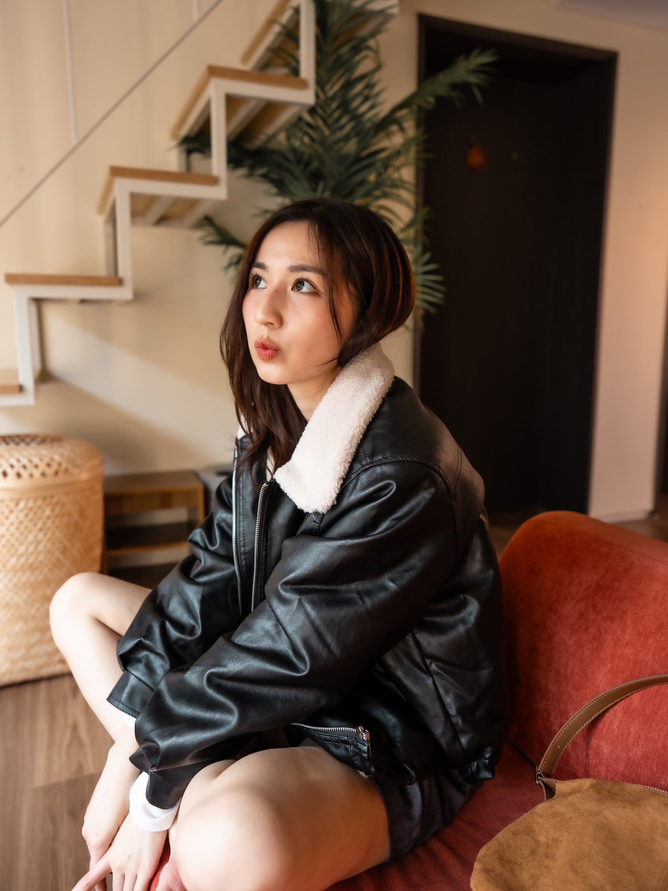 【秋冬的連線🍁】重磅震撼款!羊羔毛翻領厚毛皮褸