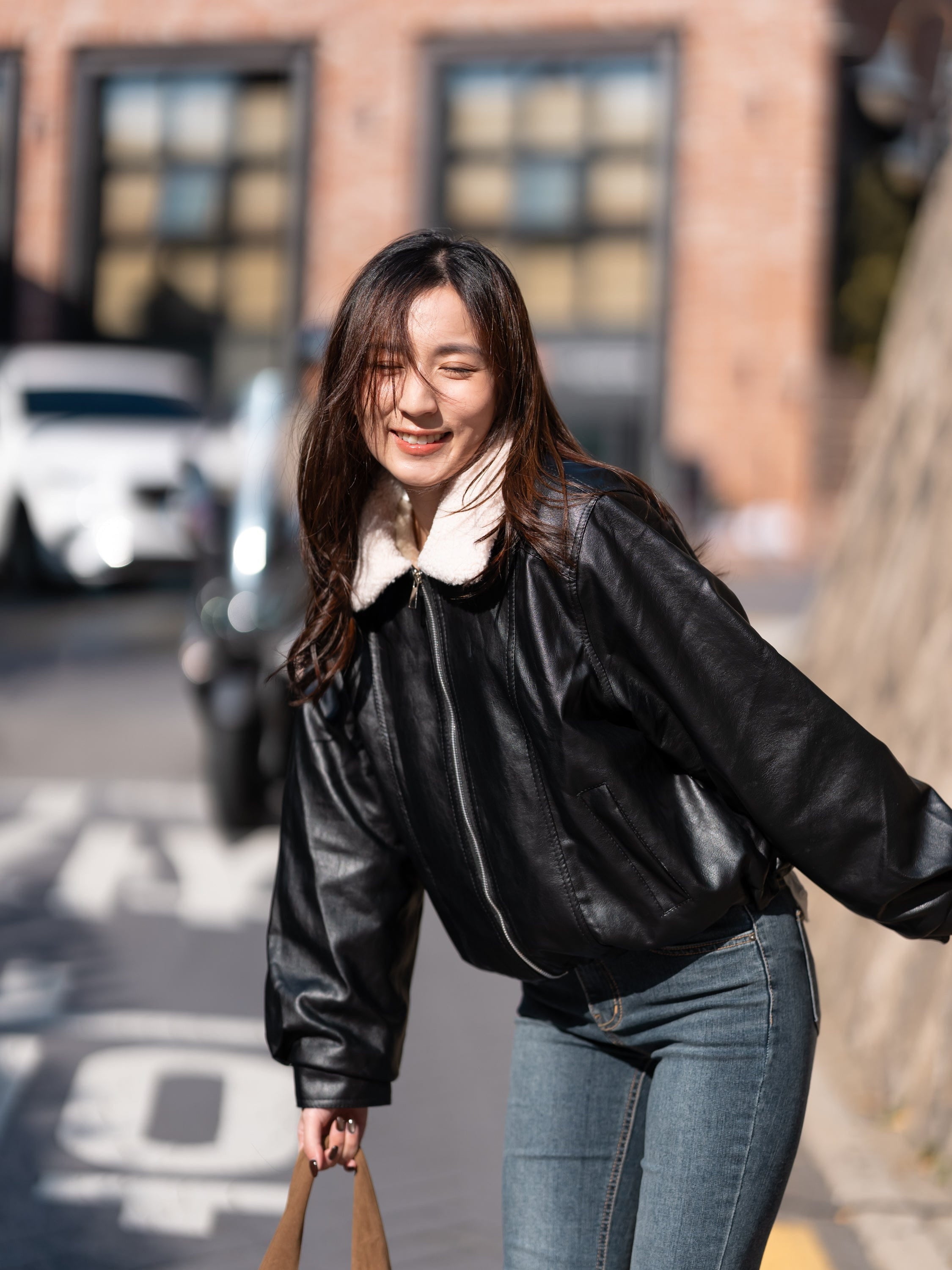 【秋冬的連線🍁】重磅震撼款!羊羔毛翻領厚毛皮褸