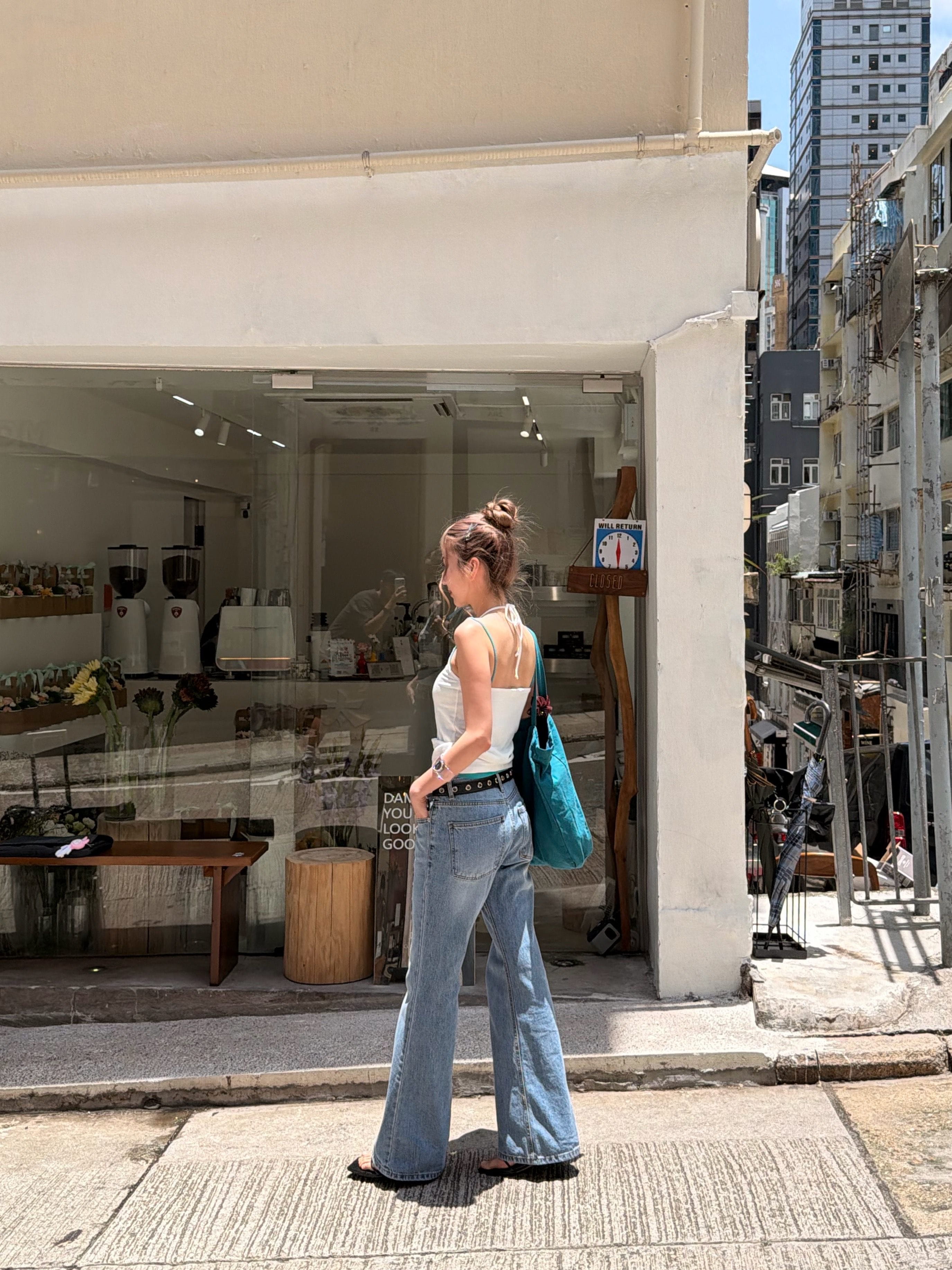 The store owner's first pair of low-rise jeans! My Perfect Low-rise Jeans
