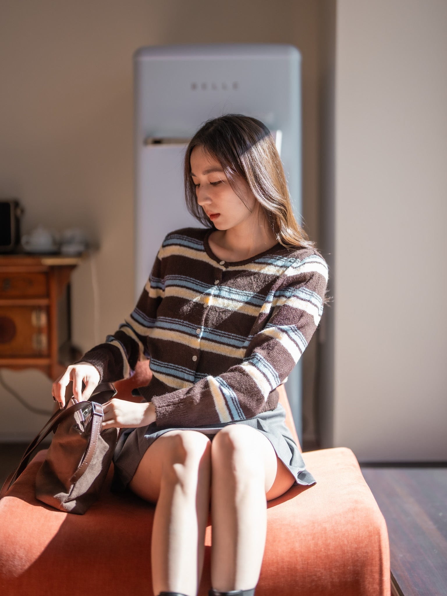 【秋冬的連線🍁】含羊毛 ~ 獨特配色針織薄毛衣