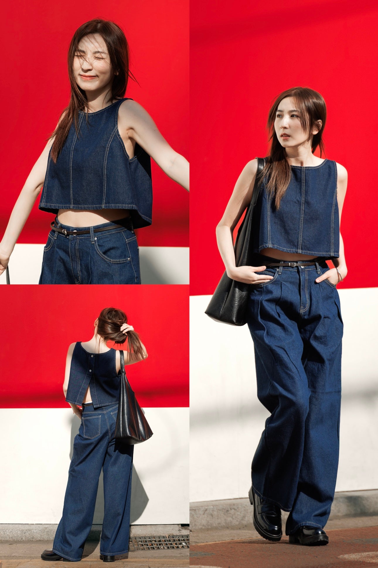 【韓國親身搜羅系列2.0🏝️】Seoul Street denim Set 背心+長褲