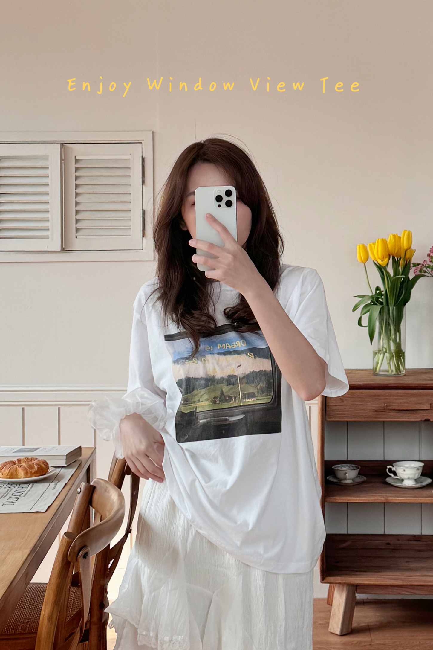 【韓國親身搜羅系列🏝️】Enjoy Window View Tee