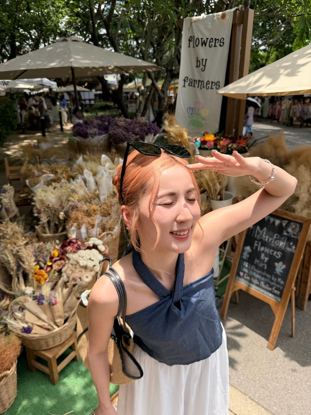 【 夏日炎炎泰國連線☀️🇹🇭 】#19 Limited stock!牛仔掛頸小背心