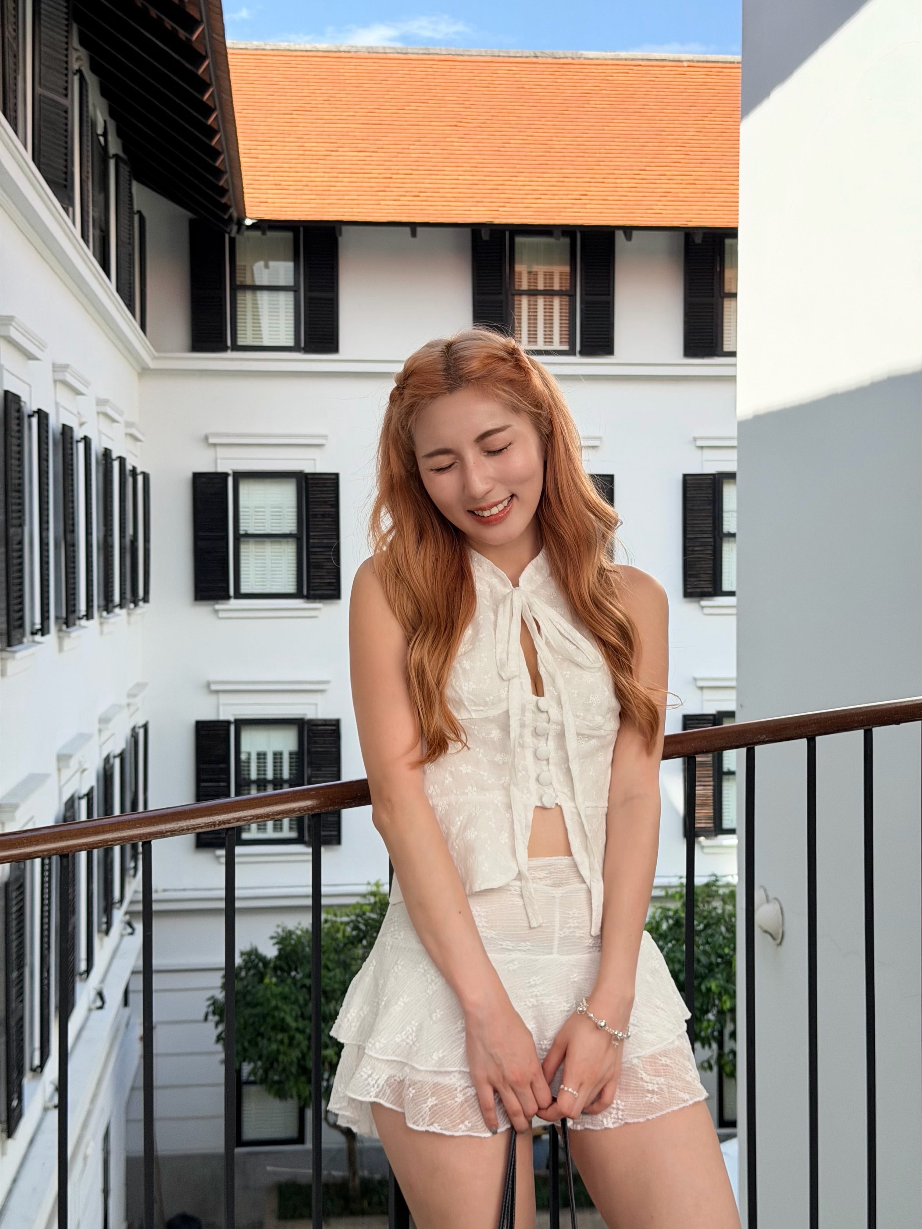 【 夏日炎炎泰國連線☀️🇹🇭 】#8 古典甜美小性感集於一身 🥂 A Little Mixing Top