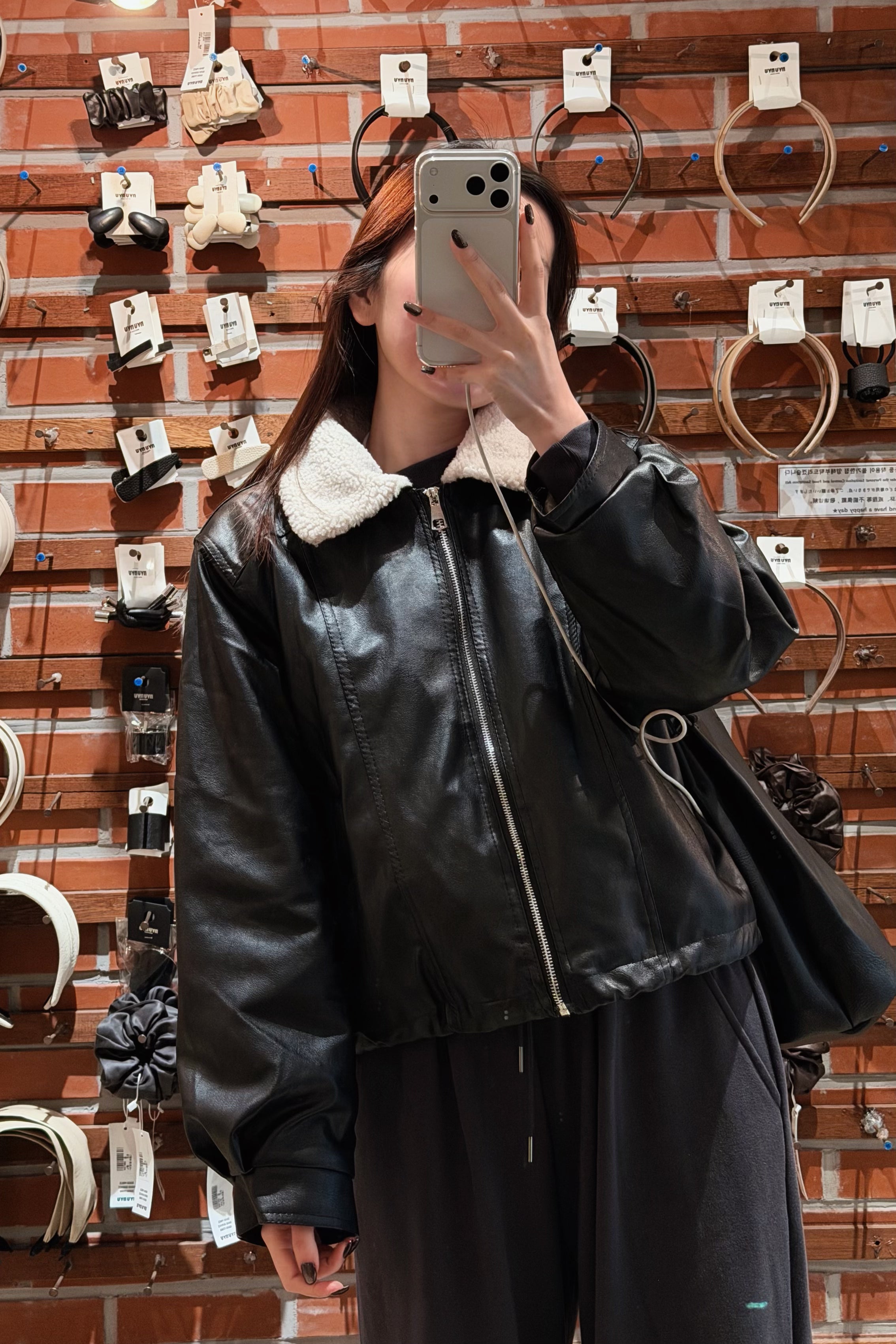 【秋冬的連線🍁】重磅震撼款!羊羔毛翻領厚毛皮褸