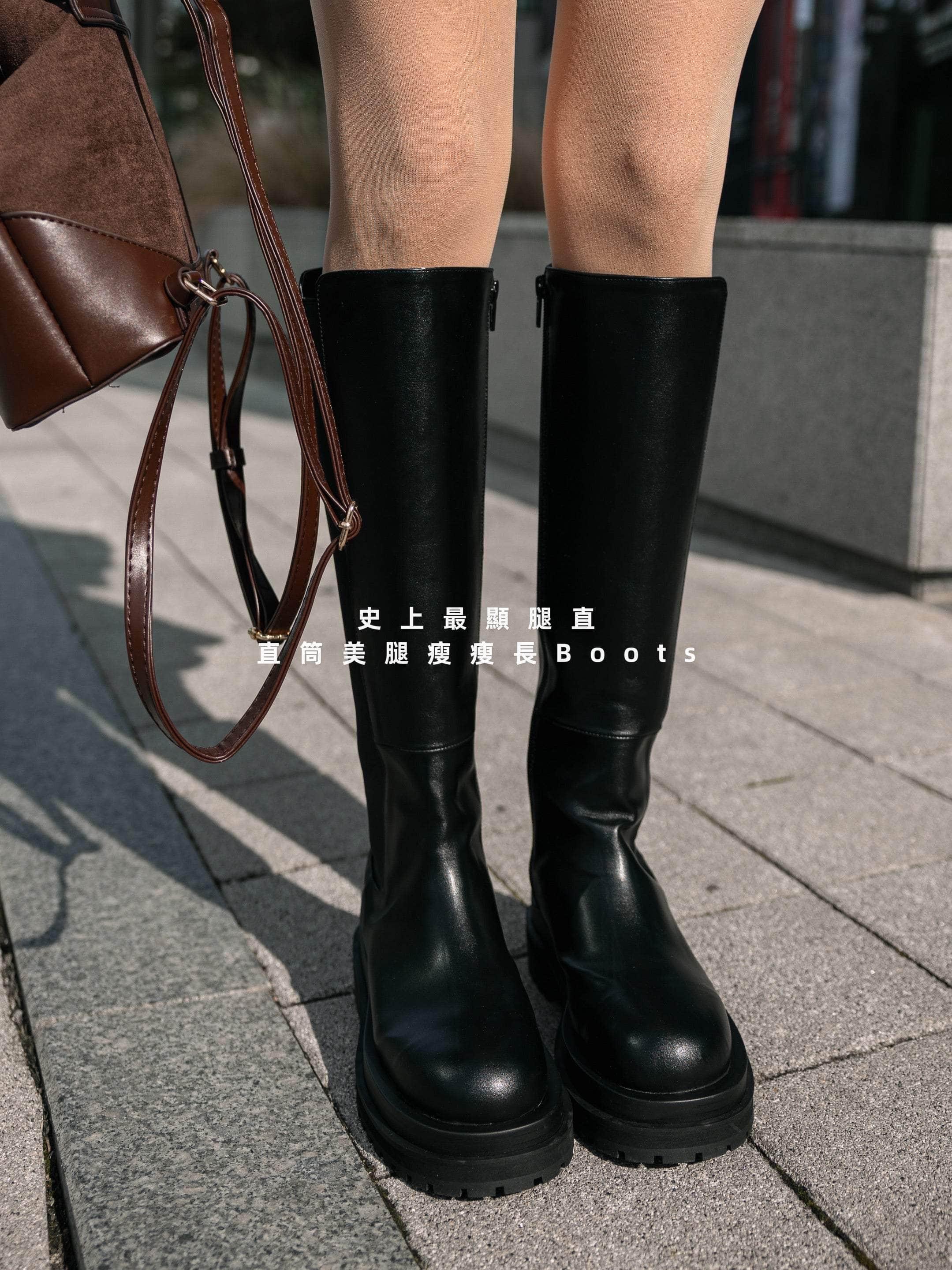 韓國服飾 鞋韓國 【❤️DAY1 韓國親身搜羅 | FW23🍁🇰🇷 】史上最顯腿直 直筒美腿瘦瘦長Boots