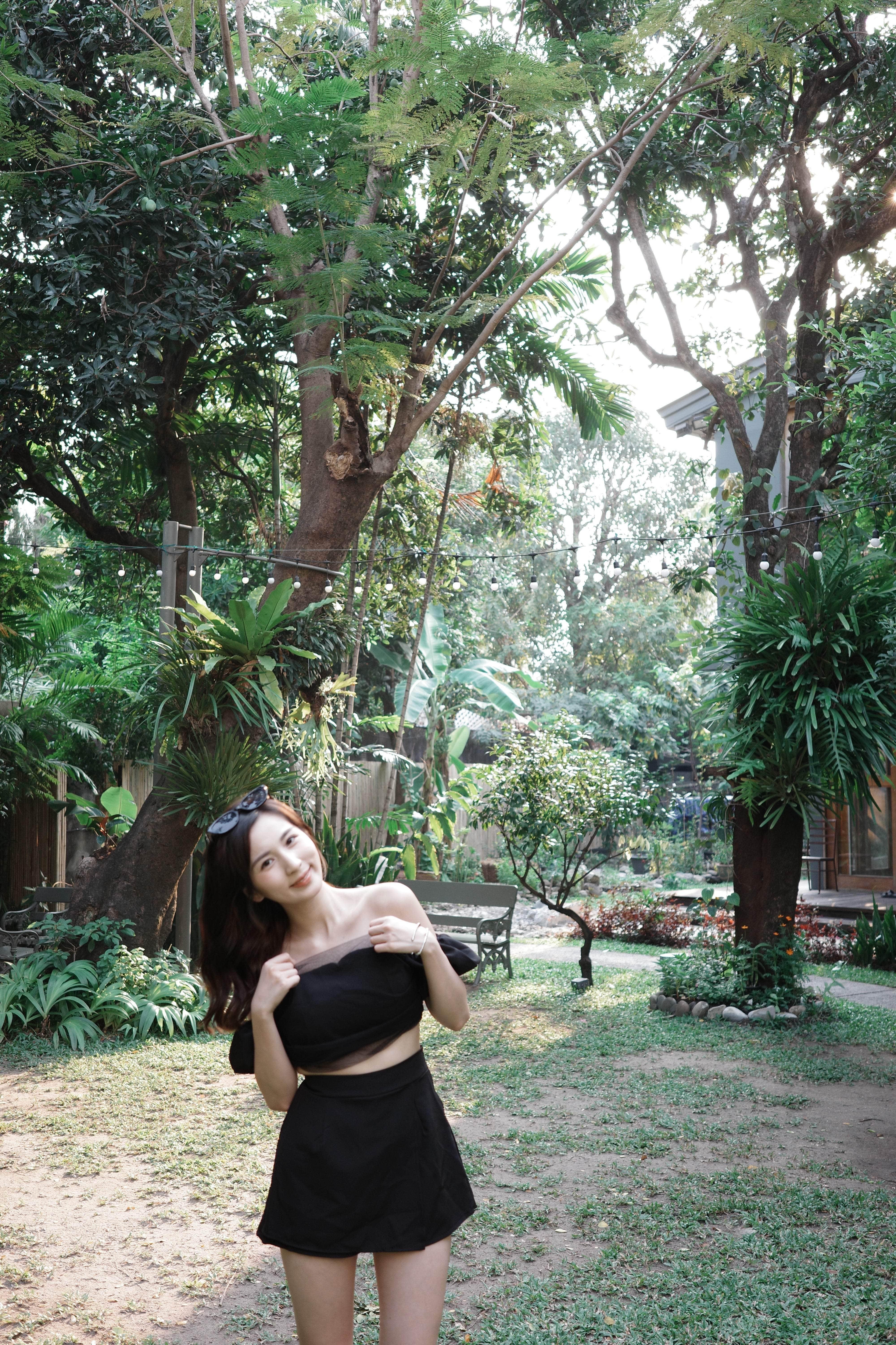 泰國服飾 【早鳥泰國連線🇹🇭🌻】泡芙袖Lace tube top set 有胸墊上衣+褲裙