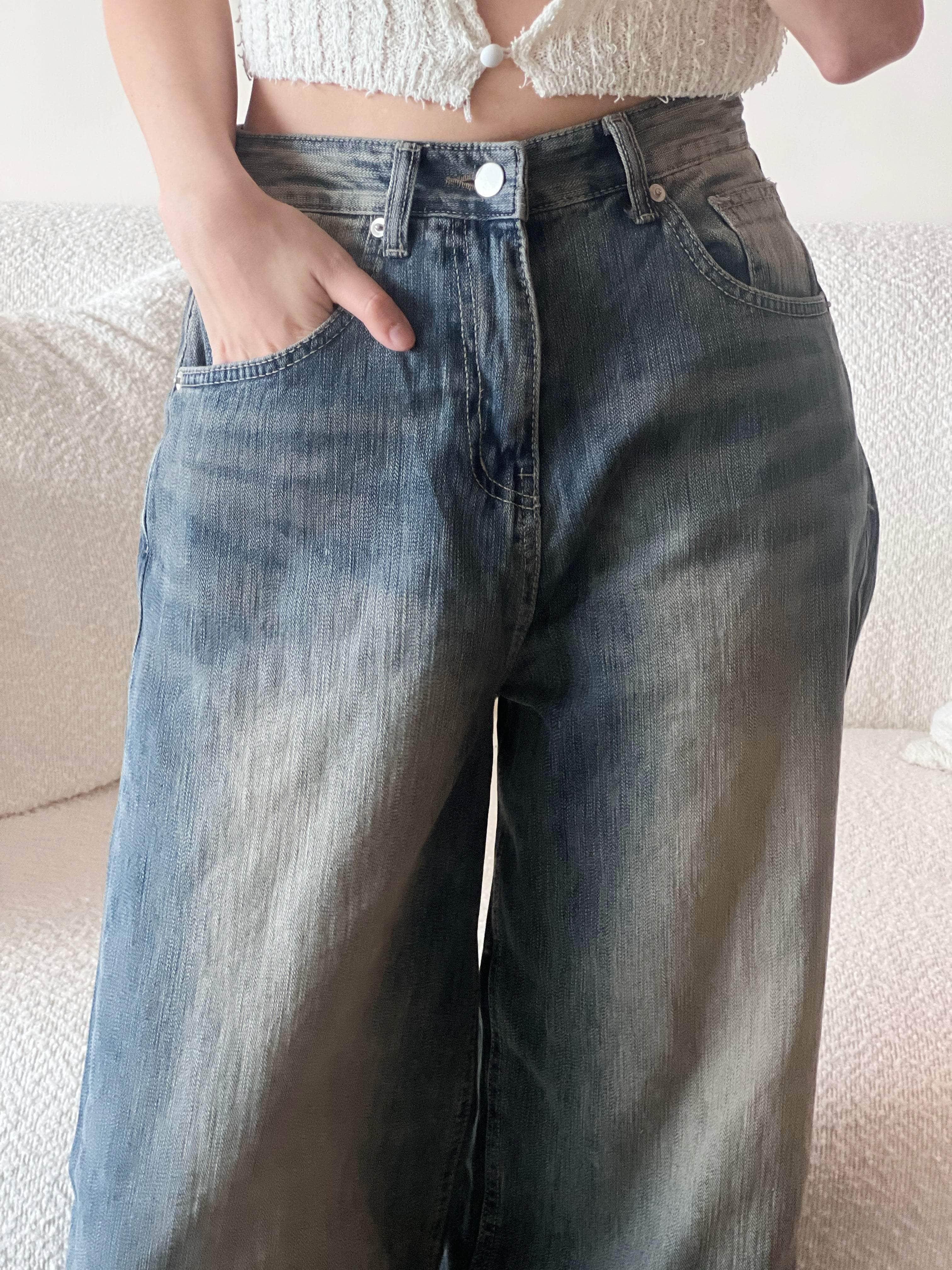 韓國服飾 牛仔長褲韓國 【🌗SEP 2】軟身~ Y2K Vintage Soft Jeans