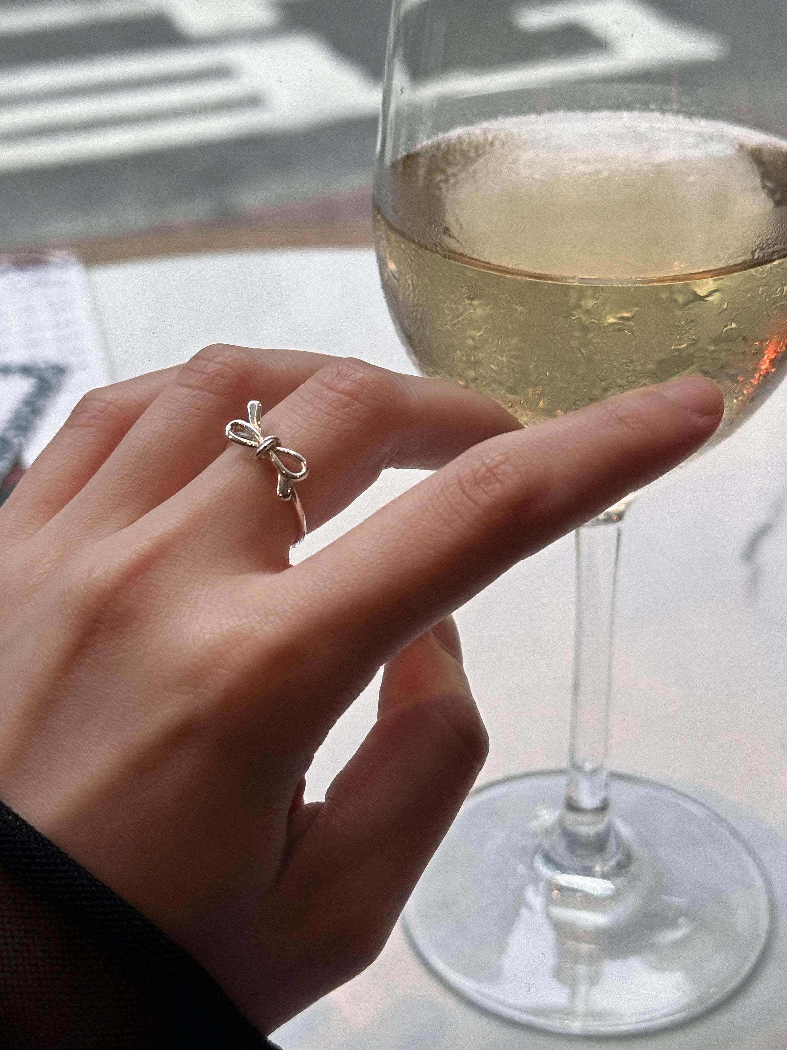 UCLOPIA HK 🎀【925silver】Ribbon ring 純銀軟身可調節~