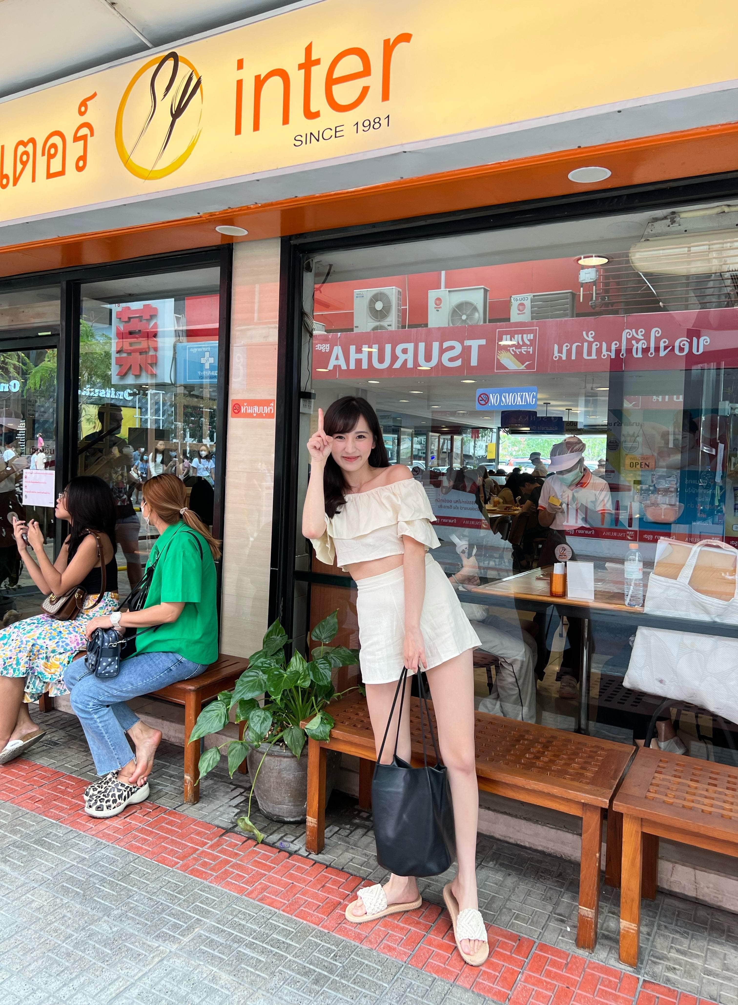 泰國服飾 上衣泰國 泰國連線中🇹🇭棉麻一字膊套裝