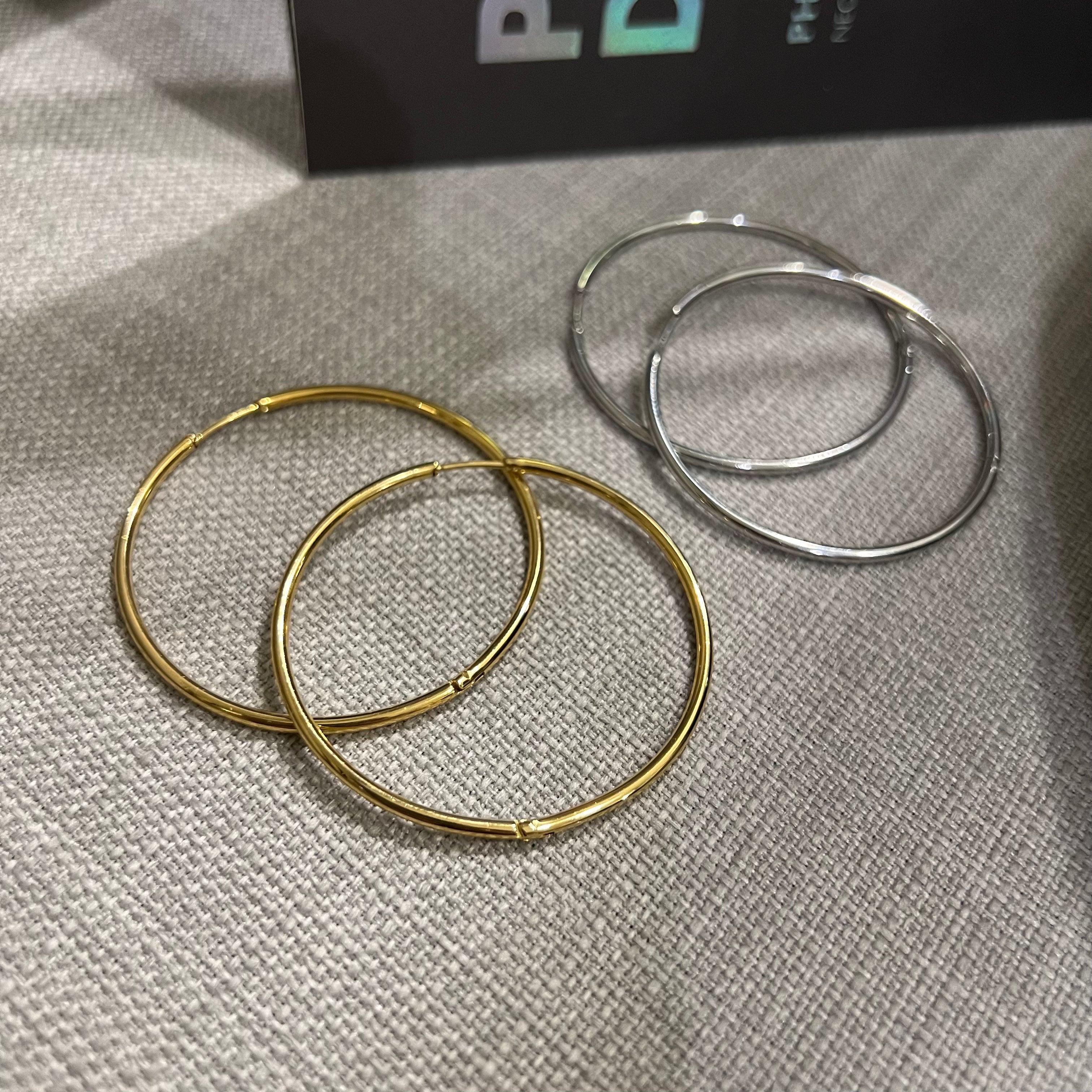 UCLOPIA HK 韓國連線🇰🇷Basic 45mm 大圈圈耳環 [兩色入]