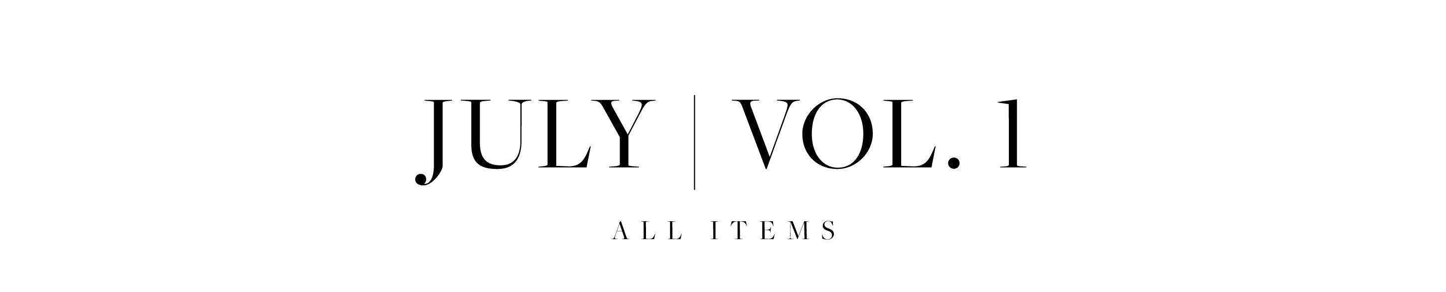 July25 | Vol.1