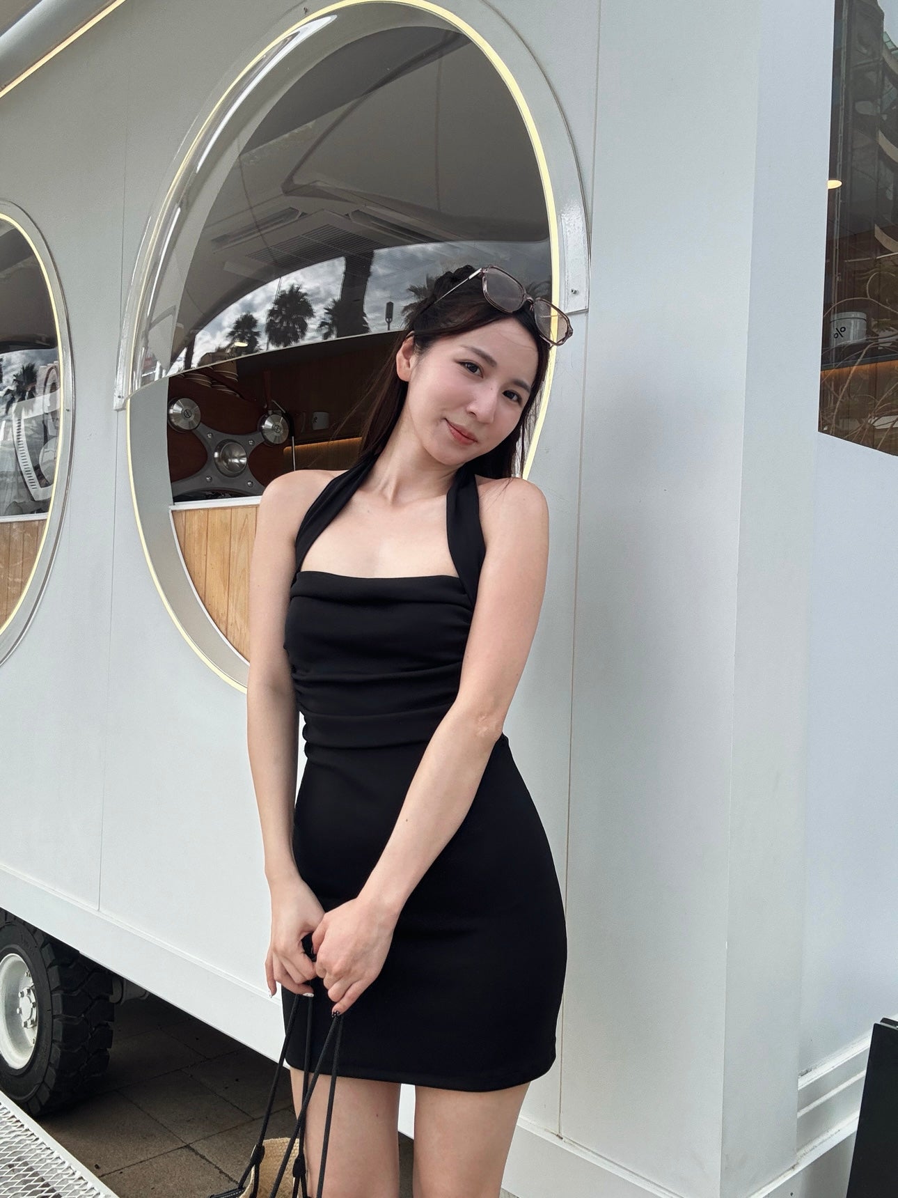 【🇹🇭泰國連線最終回 #6】Grand Daily Collection🍸｜掛頸顯線條連身短裙