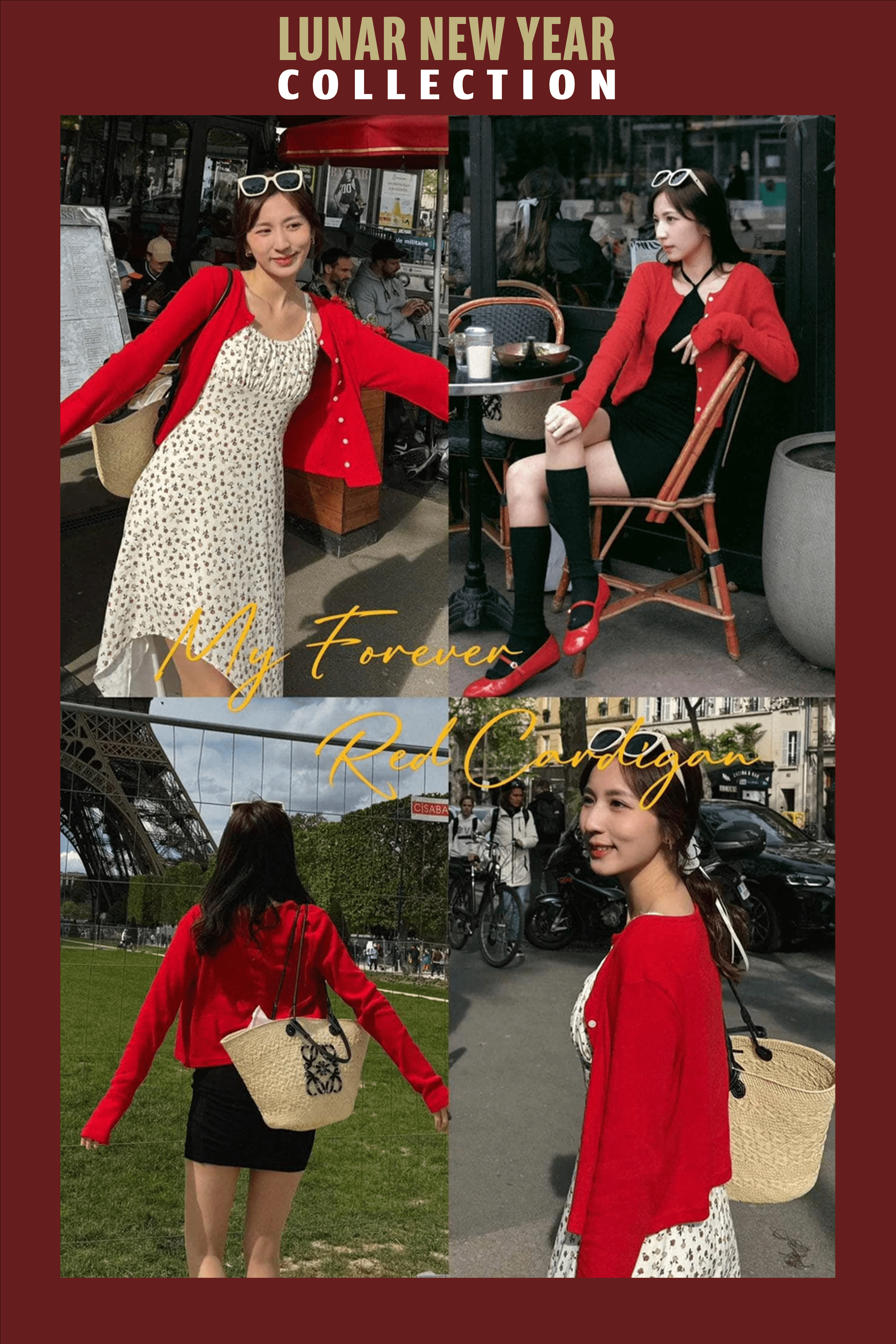 【甜美活力🍧 | 必試入門Y2K🎧】店主超喜歡的Must try ! 復古高級感 My Forever Red Cardigan❣️