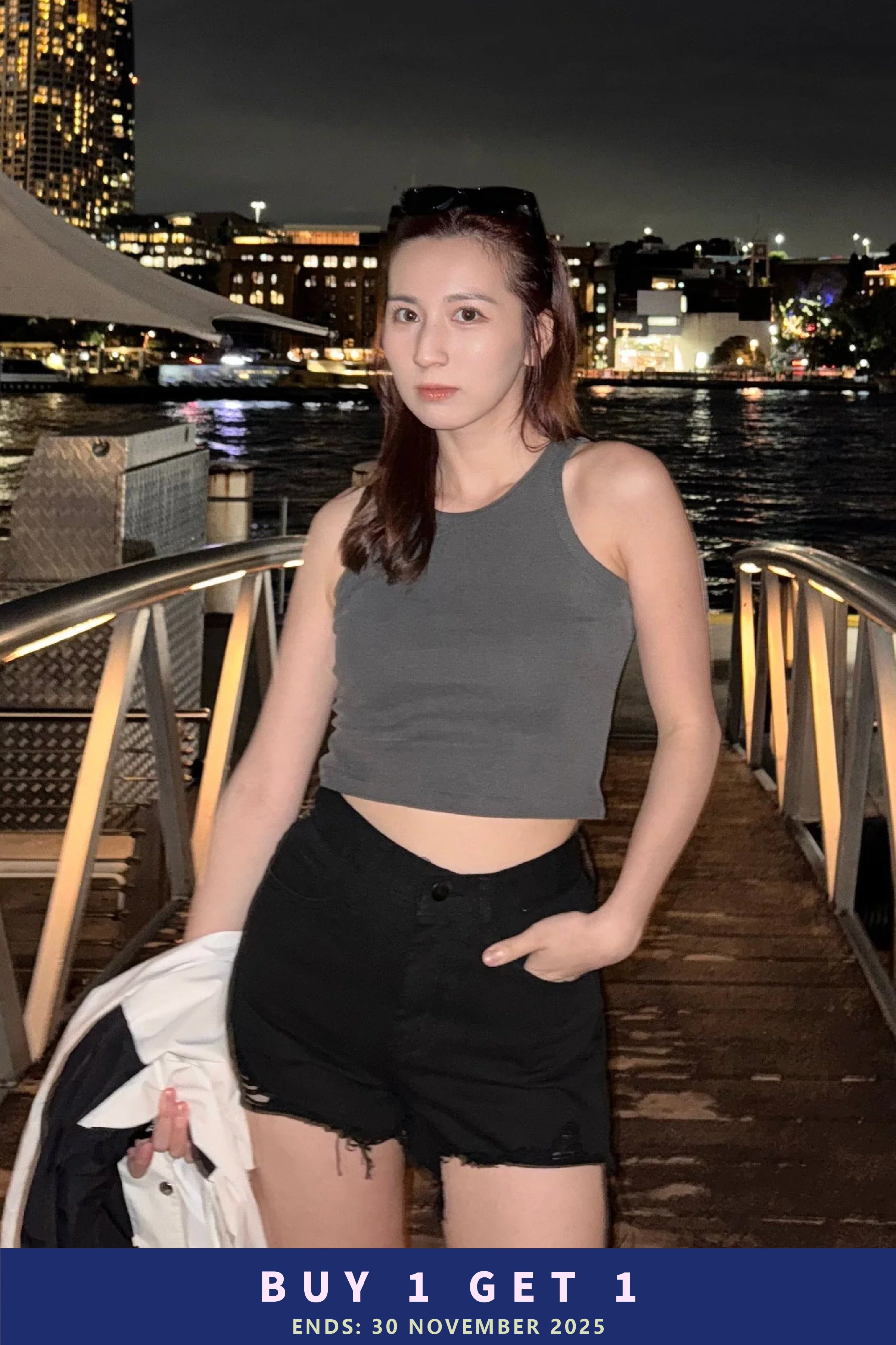 【𝐇𝐎𝐓 𝐒𝐔𝐌𝐌𝐄𝐑 🏝️ 大型上架！】洗水灰工裝感入肩背心［兩色入］