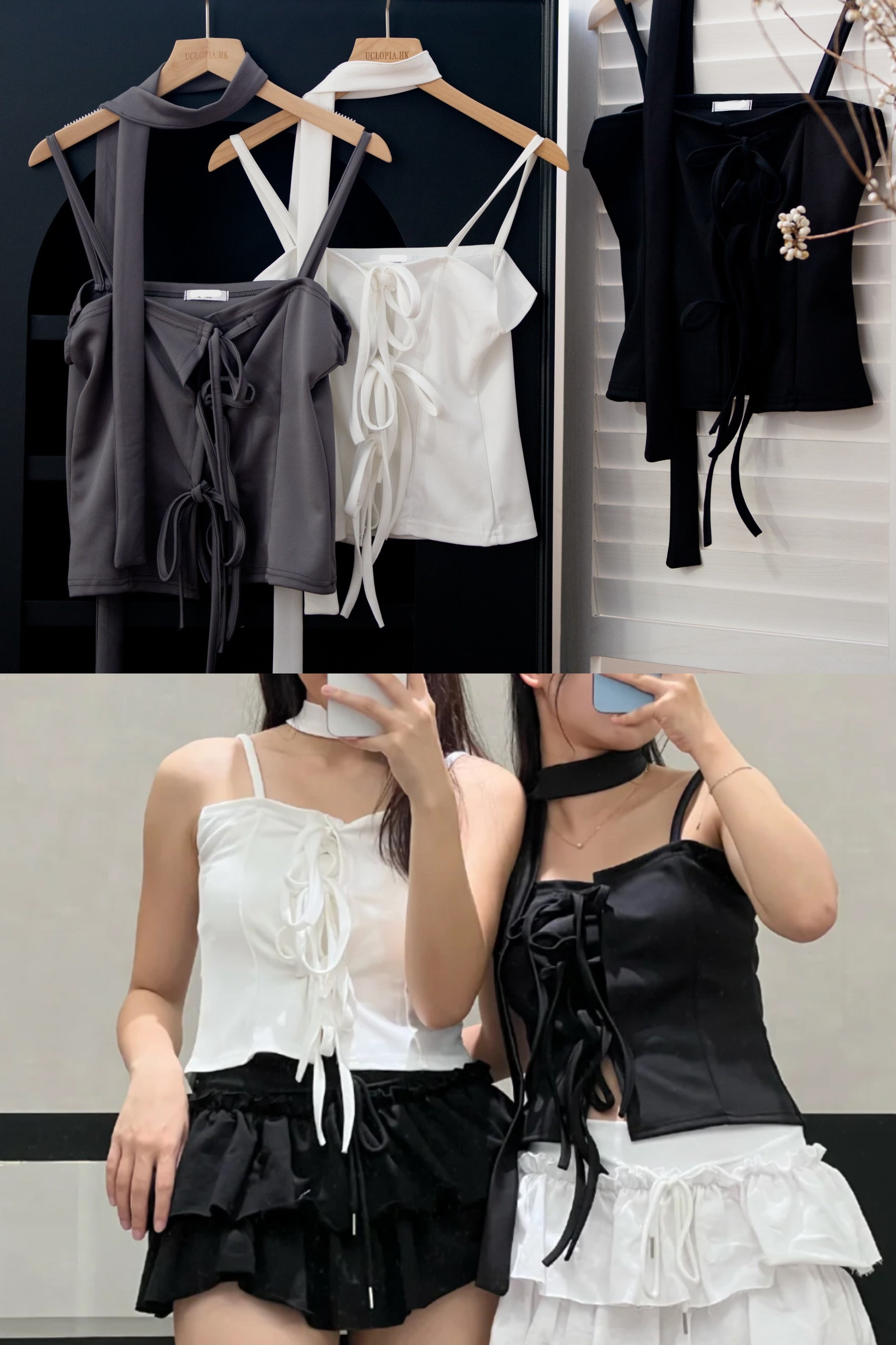 【 歷屆最大型！秋冬$99震撼價❗️#68】開胸綁帶精緻外搭［三色入］