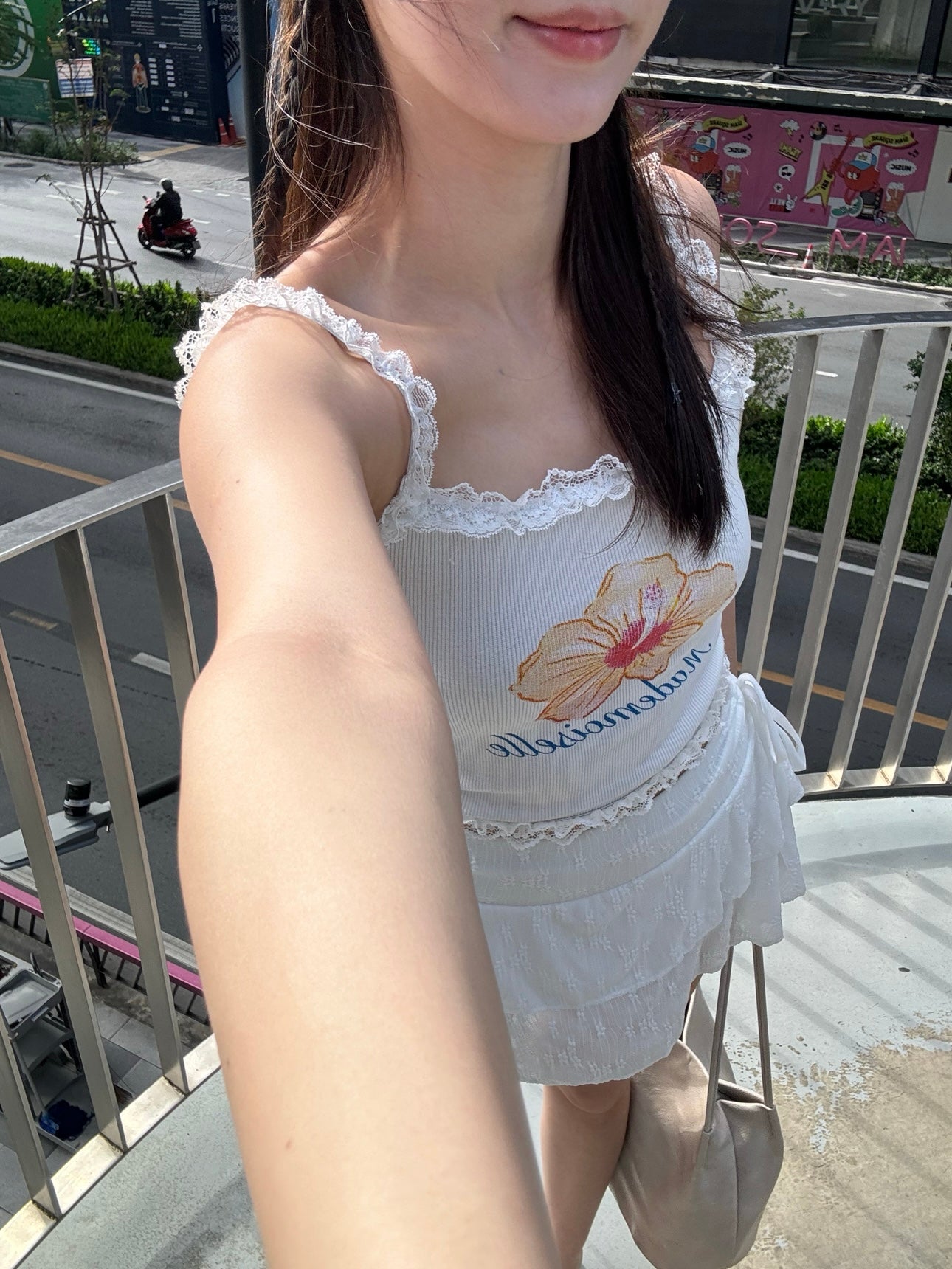 $99 Sweet Hot Top｜Lace吊帶水墨花［兩色入］