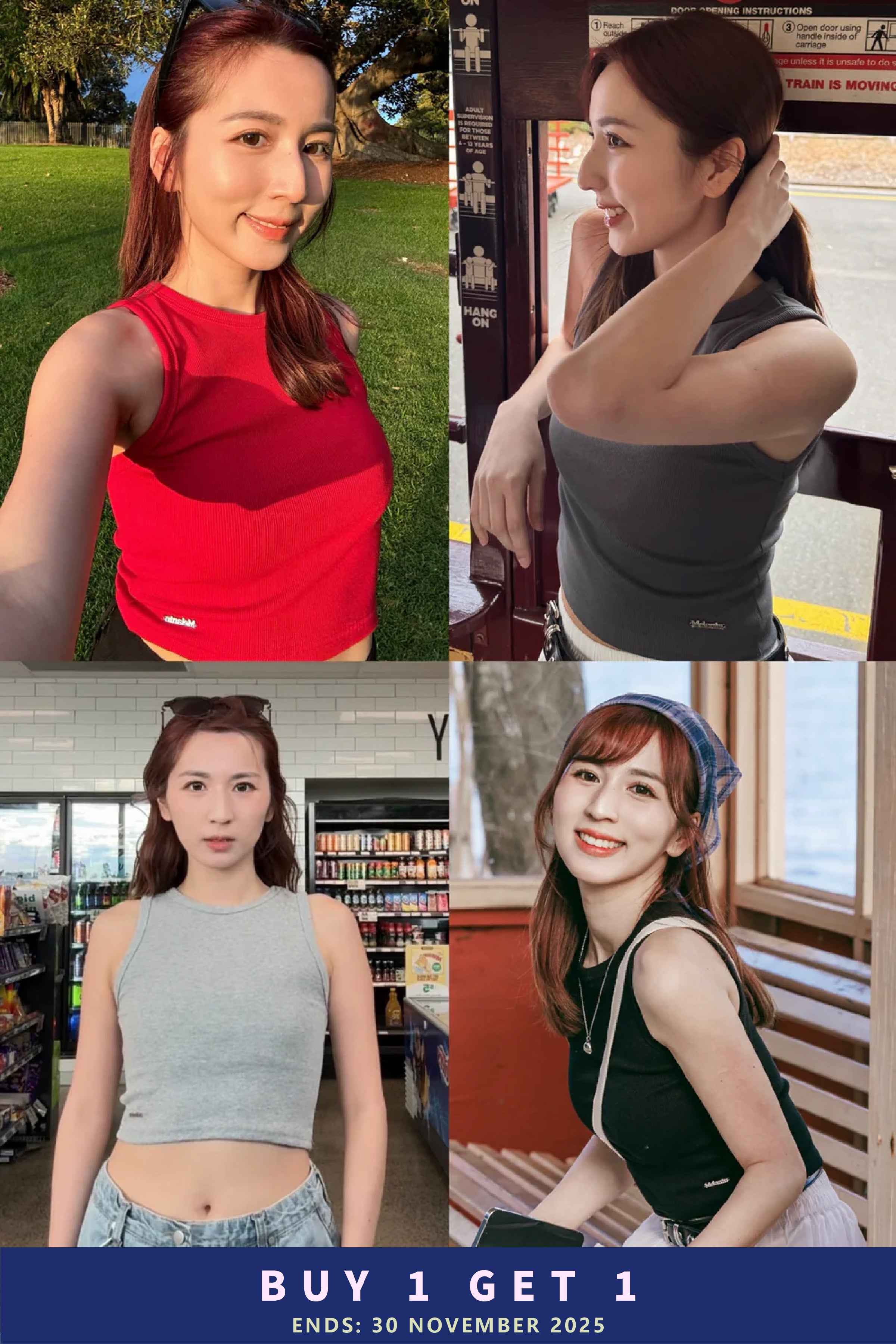 限量300件❣️Everyday小鐵牌小背心［五色入］