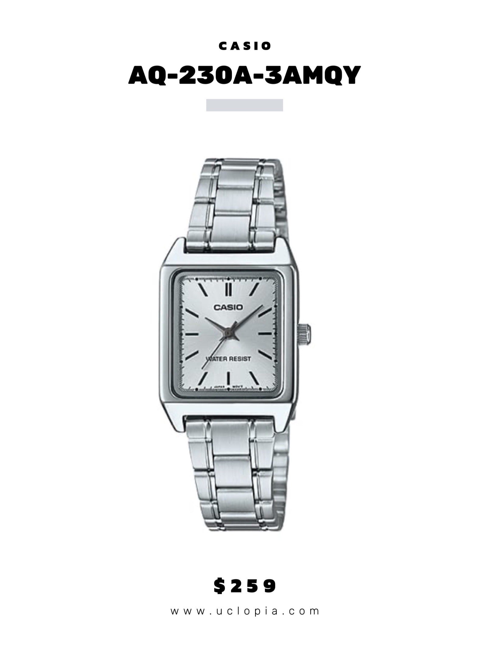 【 CASIO 】LTP-V007D 復古刻度小方面鋼帶錶［四色入］