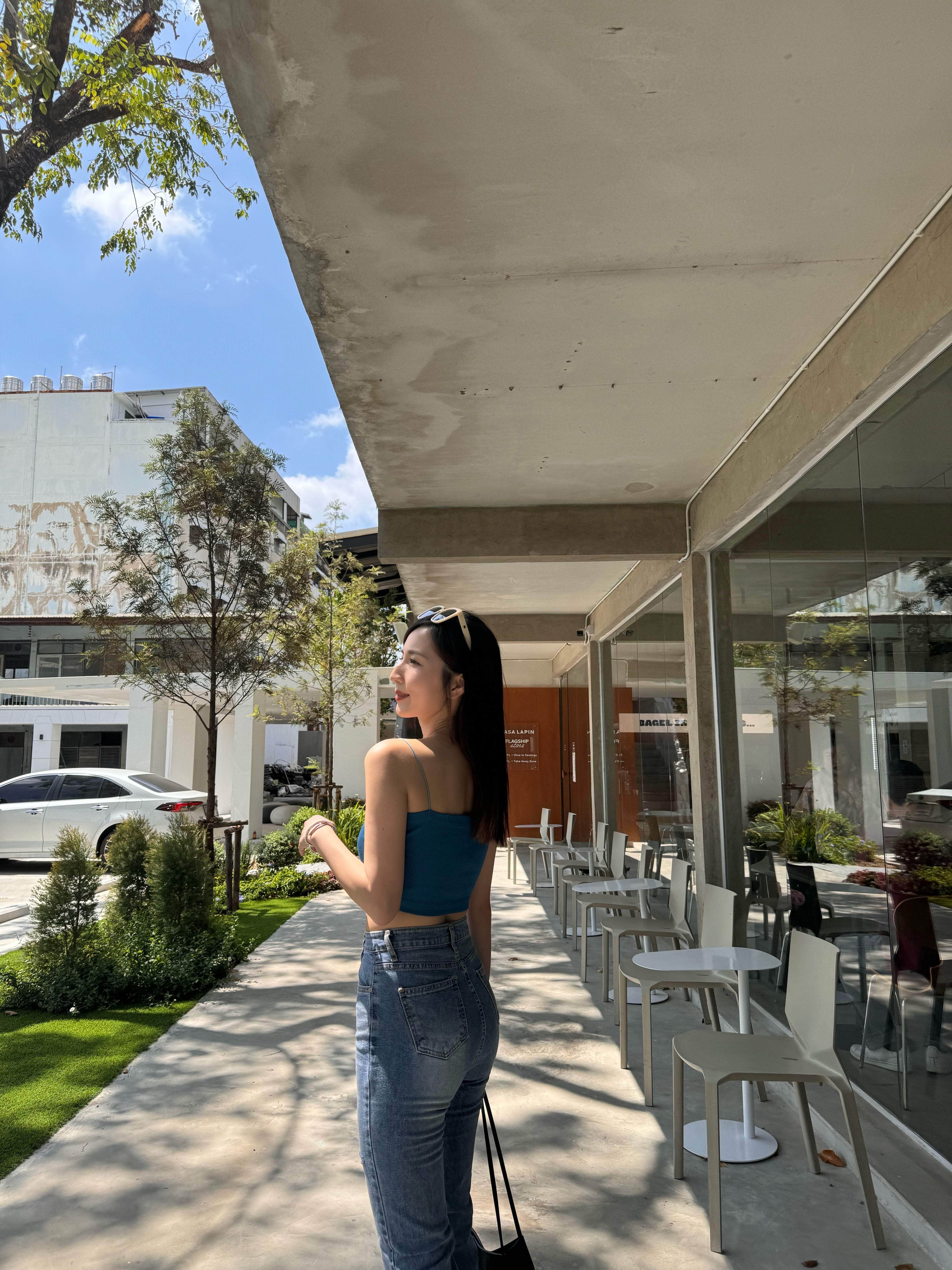泰國服飾 【早鳥泰國連線🇹🇭🌻】平口幼帶短背心 [七色入]￼