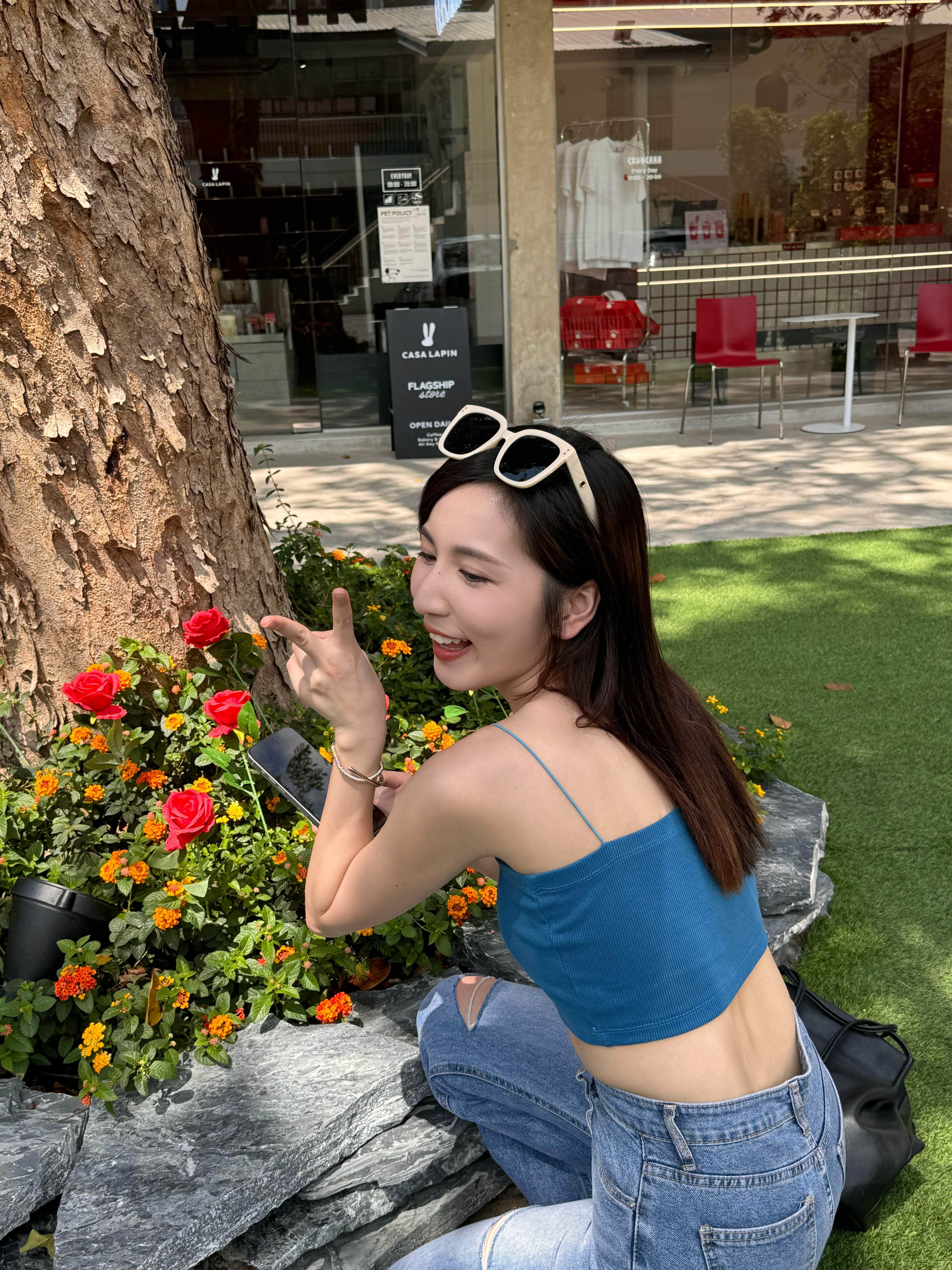泰國服飾 【早鳥泰國連線🇹🇭🌻】平口幼帶短背心 [七色入]￼