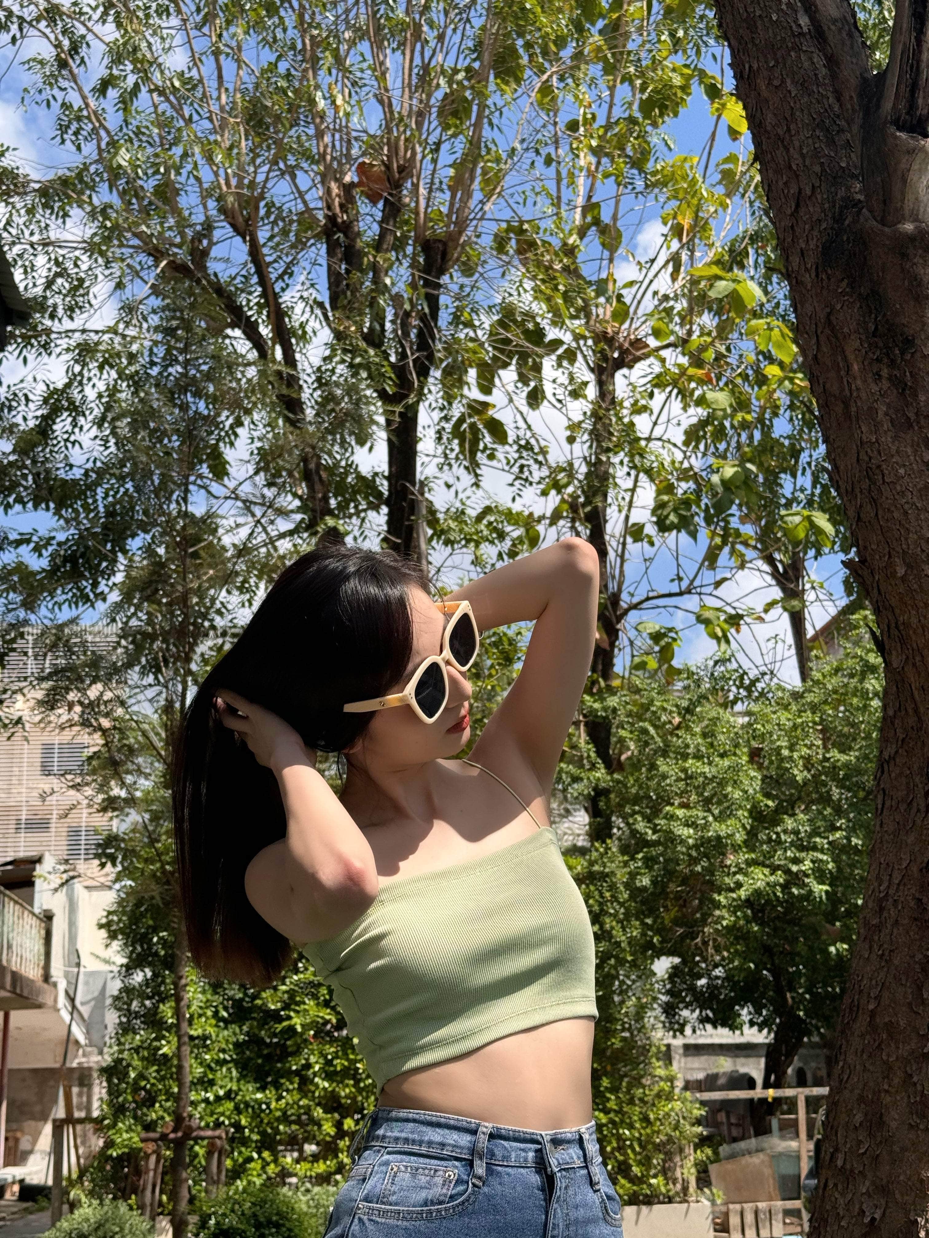 泰國服飾 【早鳥泰國連線🇹🇭🌻】平口幼帶短背心 [七色入]￼