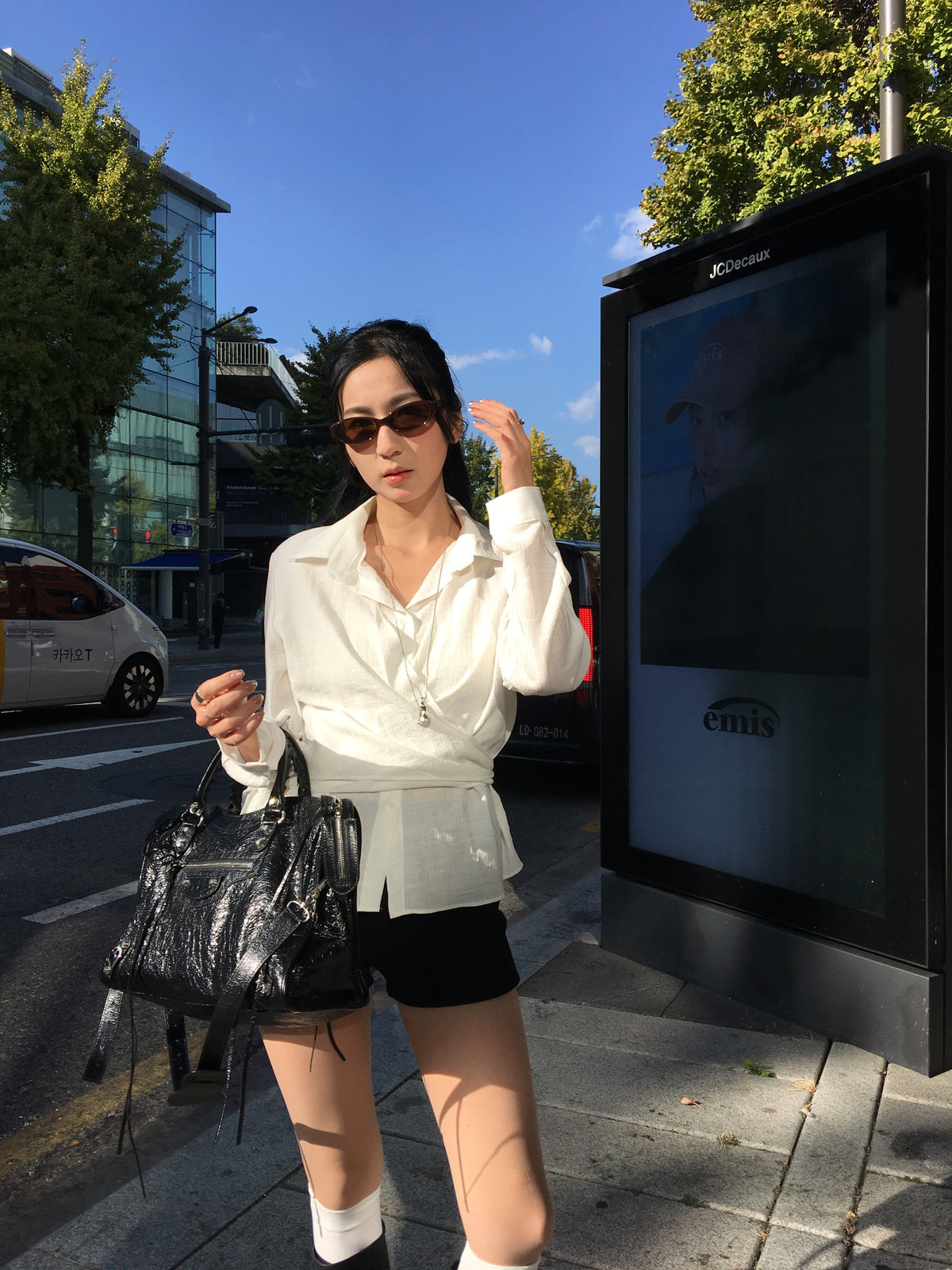 店主大推！加絨～超級無敵百搭貼臀小黑褲