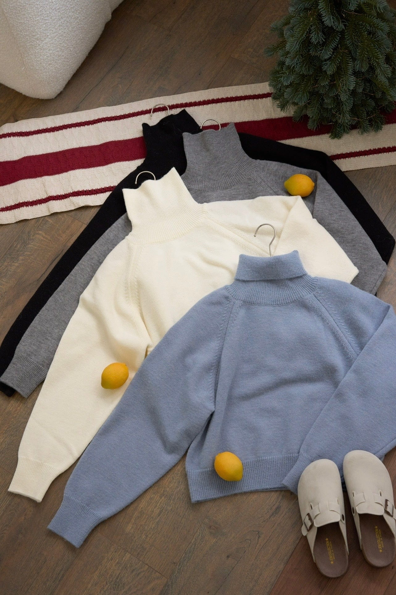 【 歷屆最精彩！$99震撼價❗️#32 】厚軟針織高領毛衣［四色入］